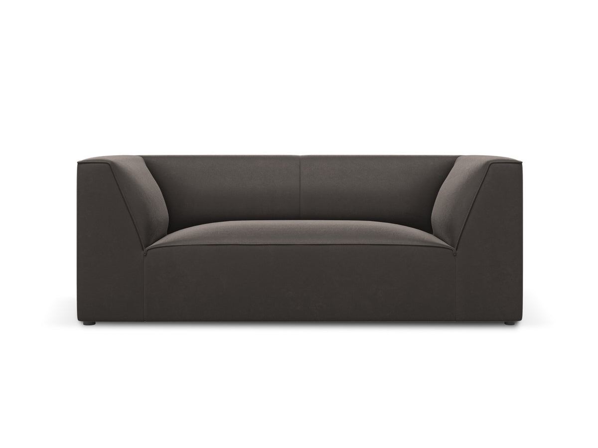 Ruby Velour Sofa 2 Sitzer in Dark Grey-Salvador präsentiert im Onlineshop von KAQTU Design AG. 2er Sofa ist von Micadoni