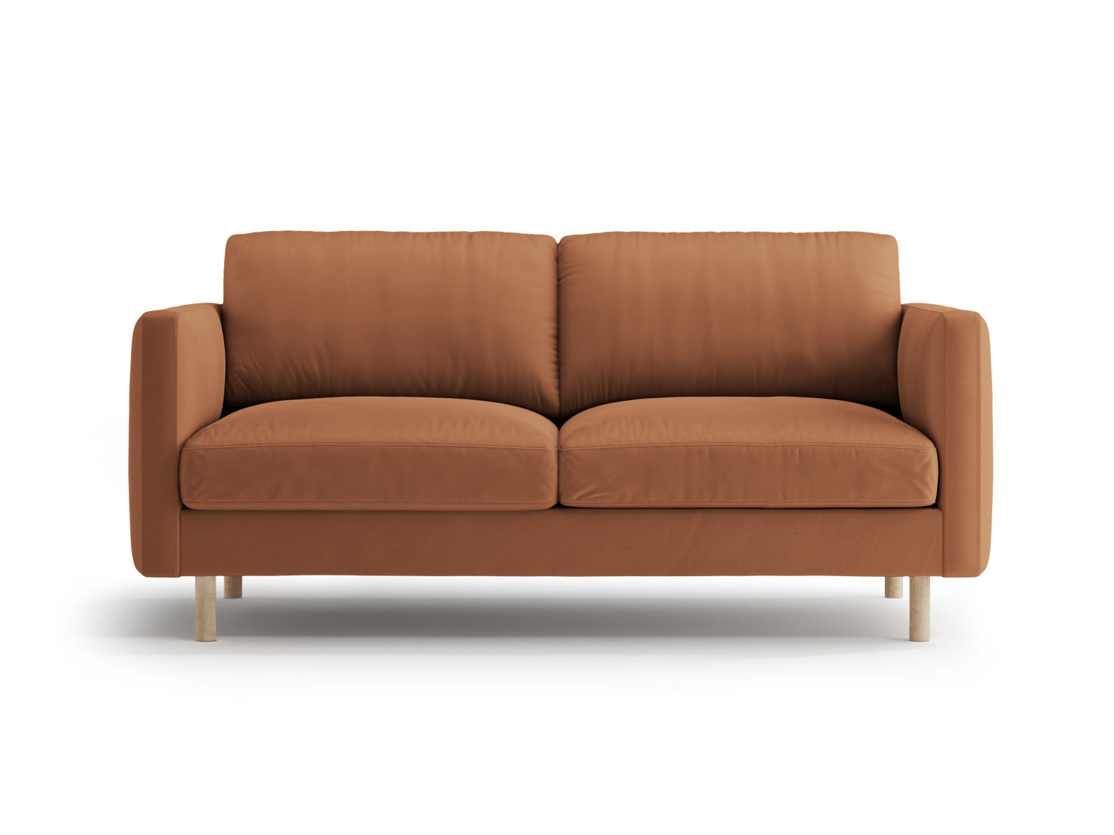 Eden Velour Sofa 2 Sitzer in Honey-Paris präsentiert im Onlineshop von KAQTU Design AG. 2er Sofa ist von Micadoni