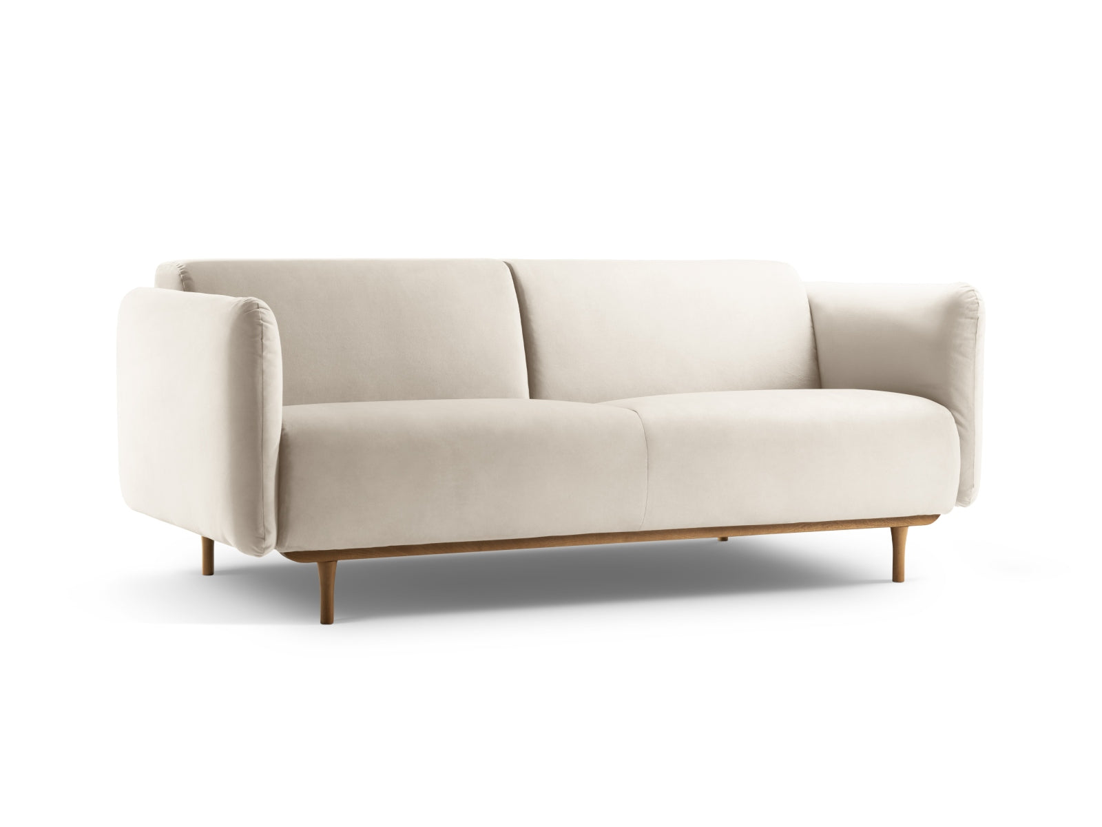 Entdecken Sie das stilvolle Noomi Velour Sofa 2 Sitzer von Micadoni – vereint modernen Chic und höchsten Sitzkomfort für Ihr Zuhause.