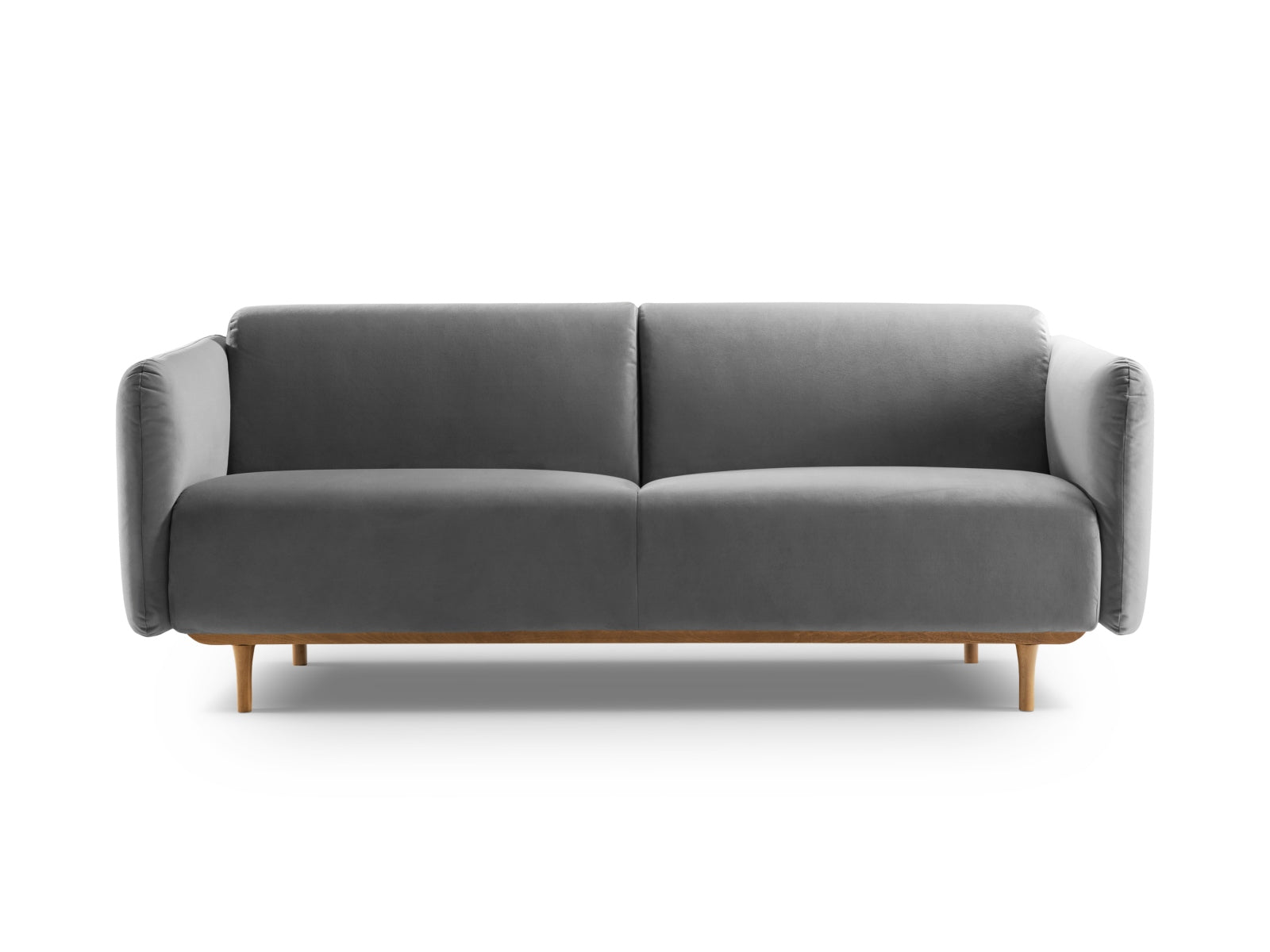 Noomi Velour Sofa 2 Sitzer in Grey präsentiert im Onlineshop von KAQTU Design AG. 2er Sofa ist von Micadoni