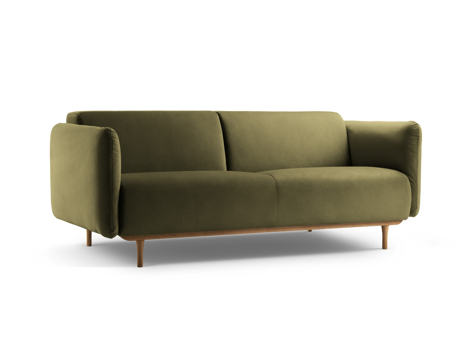 Entdecken Sie das stilvolle Noomi Velour Sofa 2 Sitzer von Micadoni – ideal für modernes Wohnen, mit luxuriösem Velours und optimalem Sitzkomfort.