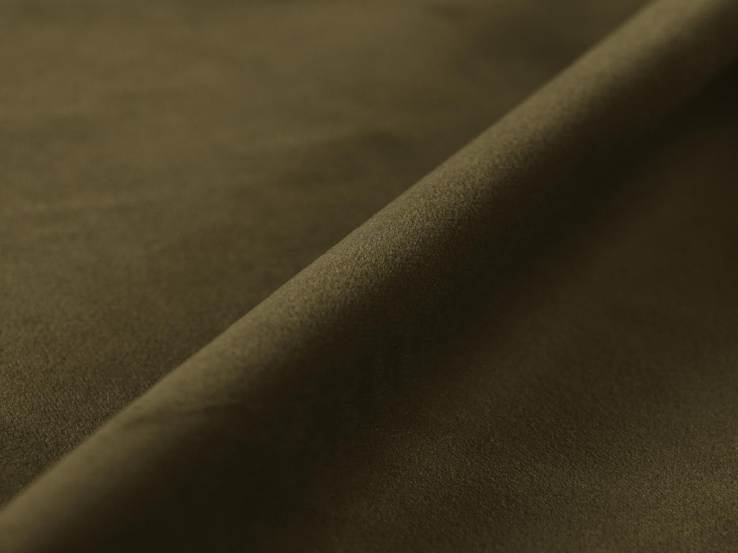 Elegantes 2-Sitzer Sofa "Nuria" aus weichem Velour in luxuriösem Moosgrün, ideal für moderne Wohnräume und stilvolle Akzente.