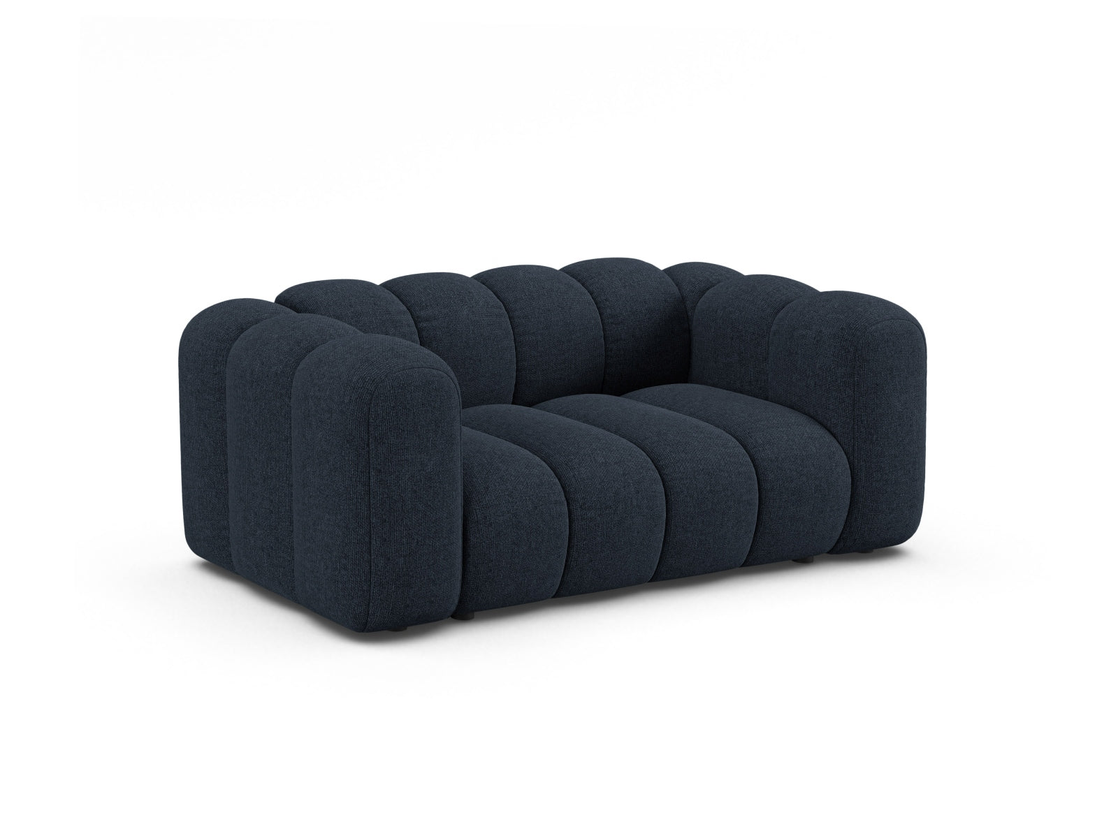 Elegantes Lupine Modular Sofa 2 Sitzer in Navy Blue-Eden, ideal für stilvolle Wohnräume, präsentiert von Micadoni.