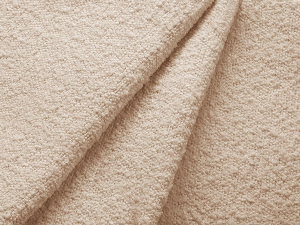 Jodie Boucle Sofa mit Schlaffunktion und Stauraumbox 3 Sitzer in Beige-Baloo präsentiert im Onlineshop von KAQTU Design AG. Bettsofa ist von Micadoni