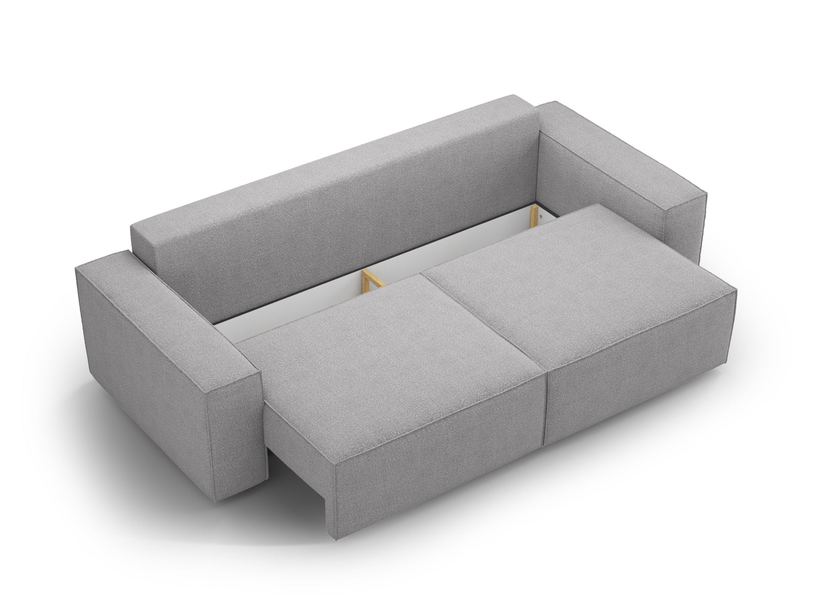 Erleben Sie das Jodie Boucle Sofa von Micadoni – ein elegantes 3-Sitzer Sofa mit praktischer Schlaffunktion und Stauraum für Ihr Zuhause.