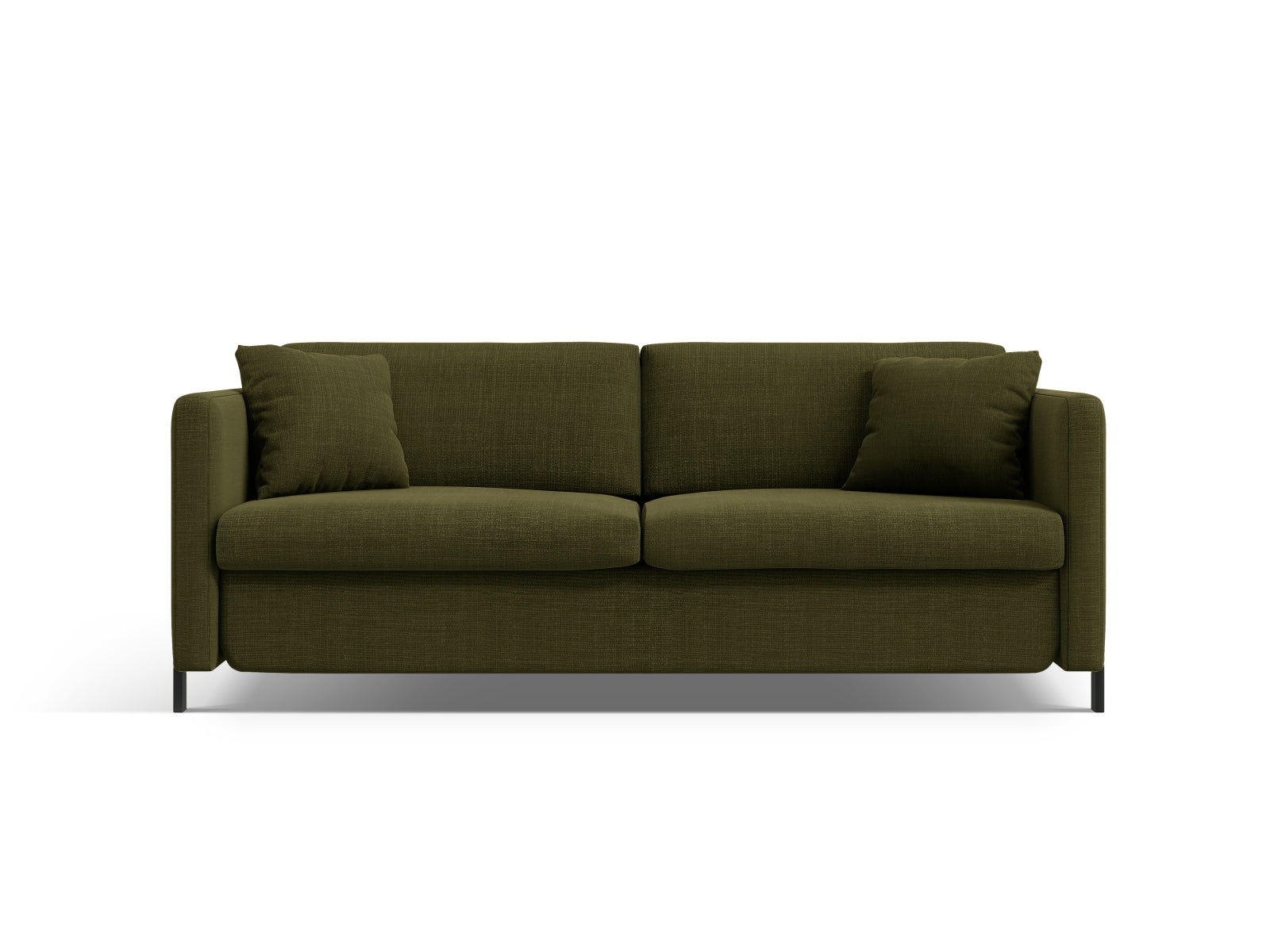 Gloria Sofa mit Schlaffunktion 3 Sitzer in Green-Bjorn präsentiert im Onlineshop von KAQTU Design AG. Bettsofa ist von Micadoni