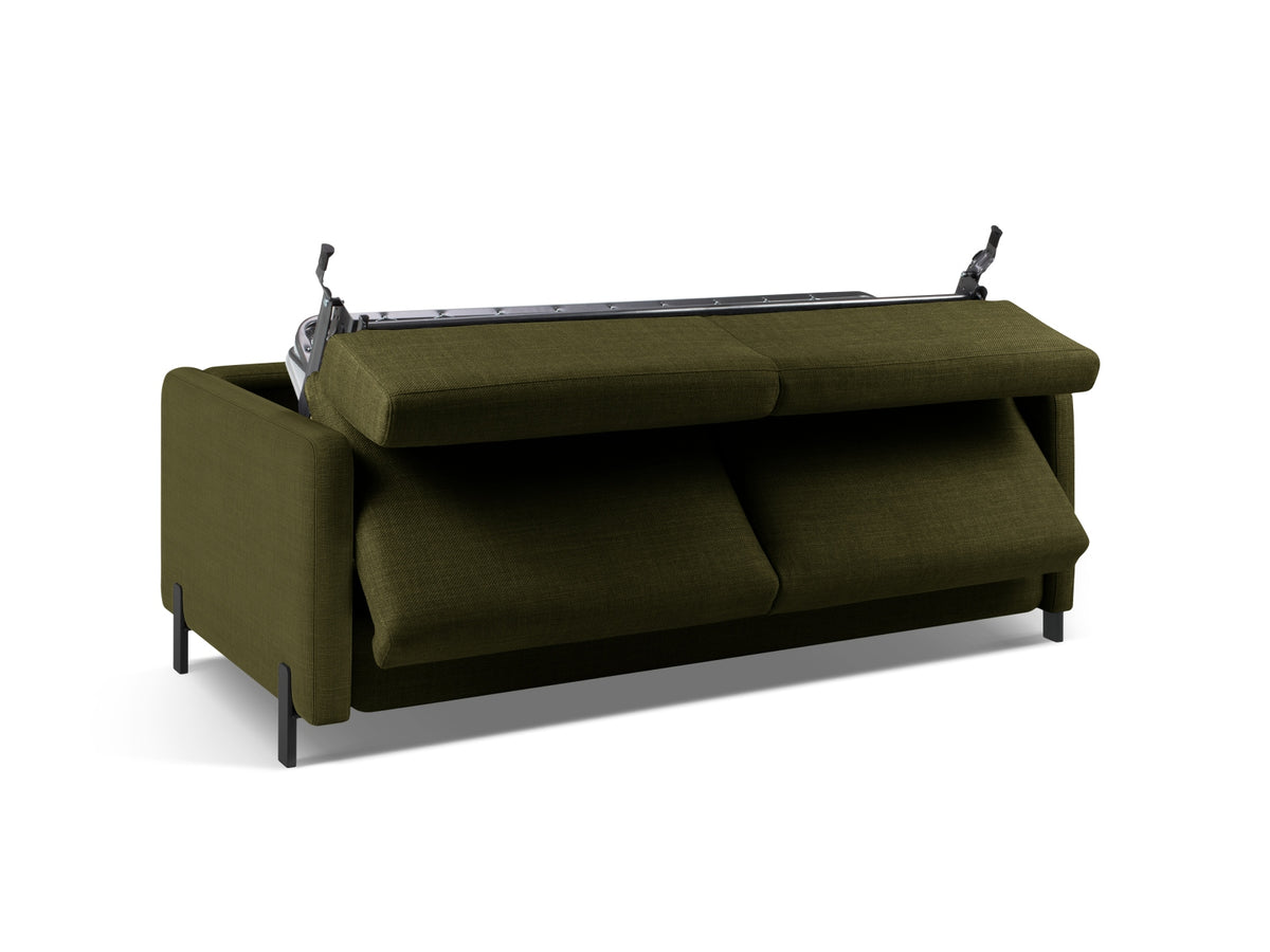 Gloria Sofa mit Schlaffunktion 3 Sitzer in Green-Bjorn präsentiert im Onlineshop von KAQTU Design AG. Bettsofa ist von Micadoni