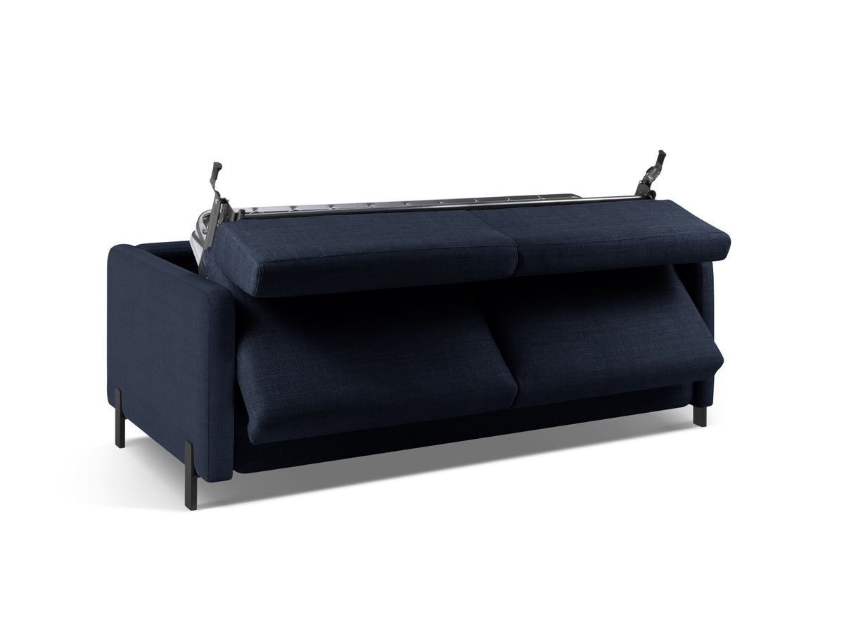 Gloria Sofa mit Schlaffunktion 3 Sitzer in Blue-Bjorn präsentiert im Onlineshop von KAQTU Design AG. Bettsofa ist von Micadoni