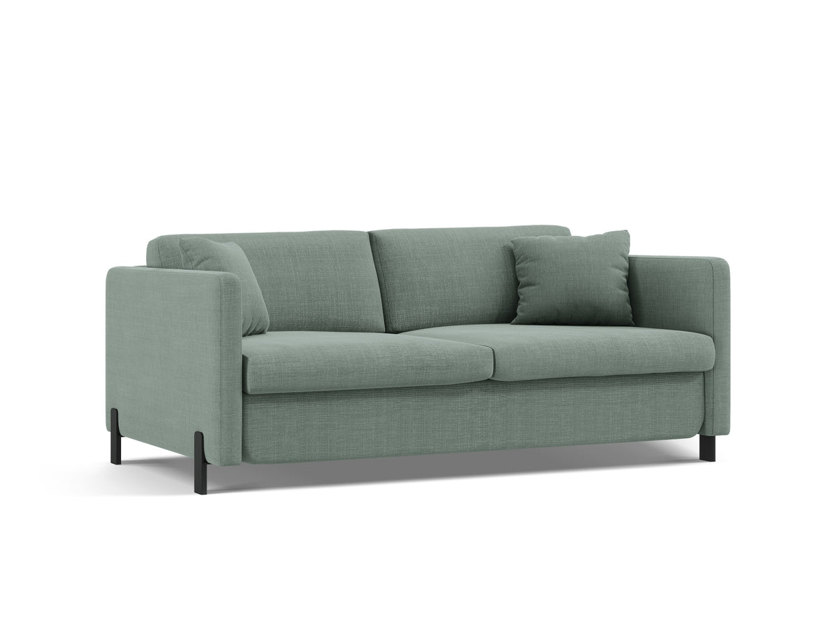 Gloria Sofa mit Schlaffunktion 3 Sitzer in Mint-Bjorn präsentiert im Onlineshop von KAQTU Design AG. Bettsofa ist von Micadoni