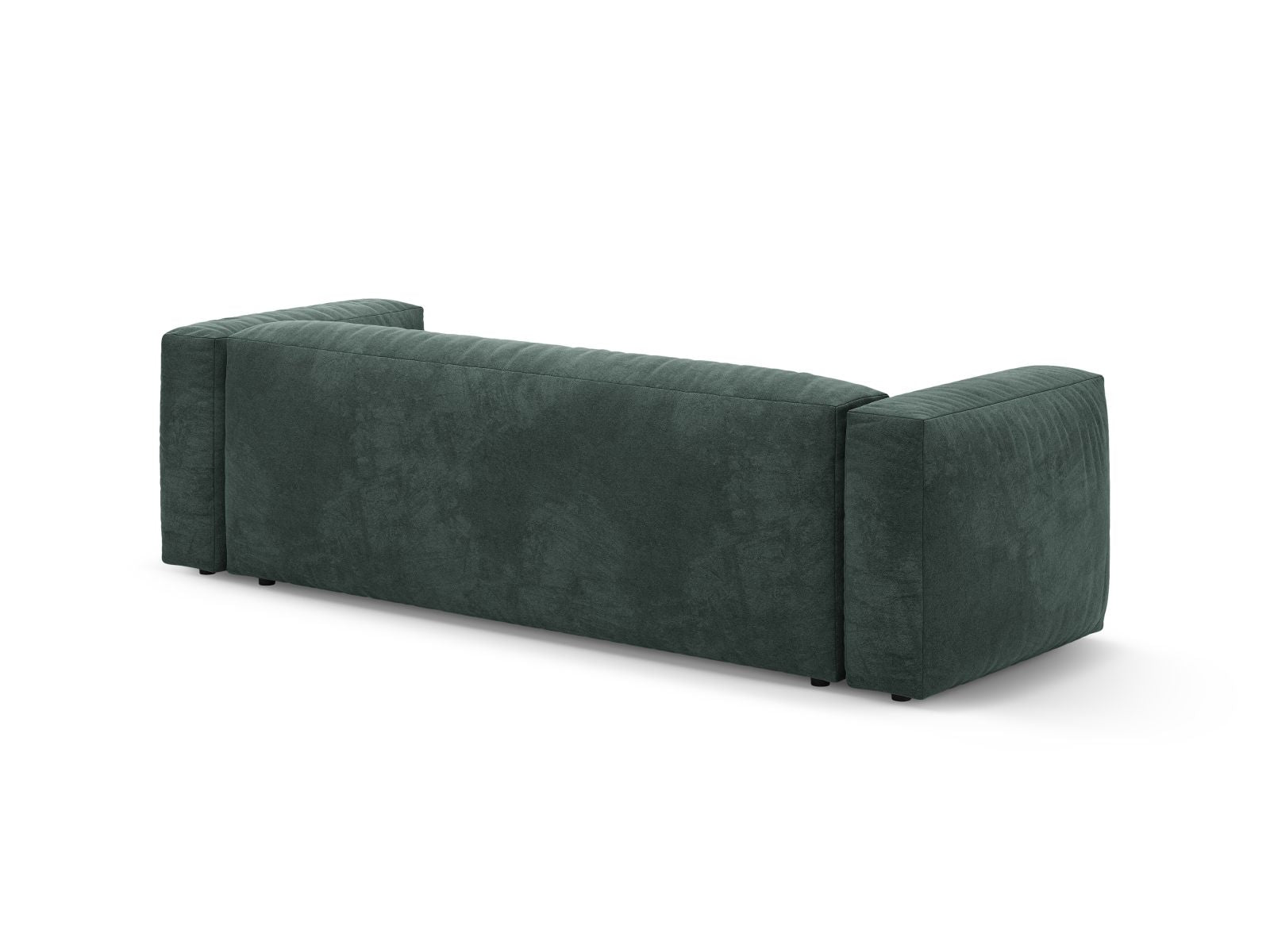 Elegantes 3-Sitzer Sofa Martina in Petrol-Vogue, ideal für entspannte Stunden und als funktionales Schlafsofa von Micadoni.