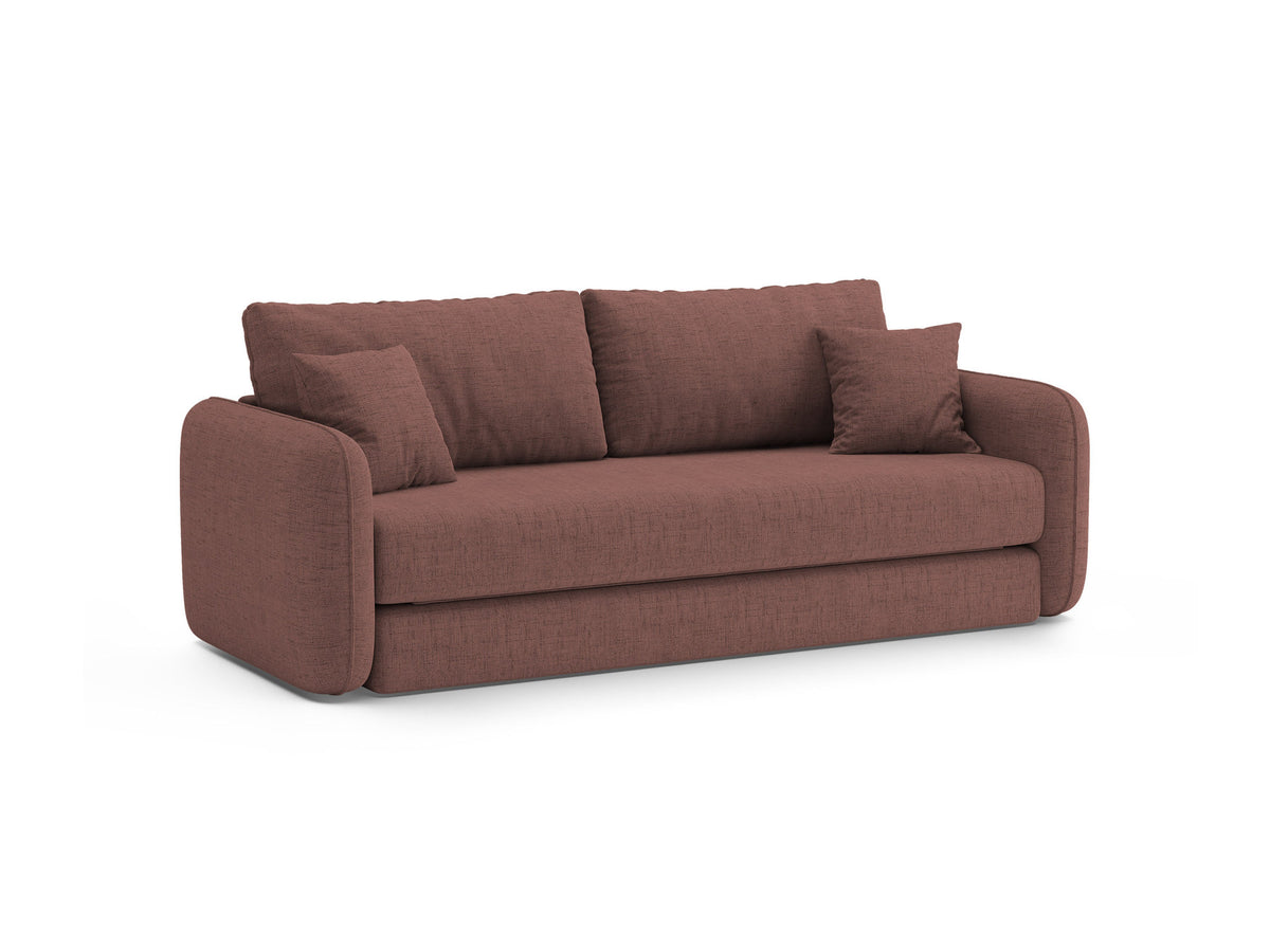 3-Sitzer Sofa mit Schlaffunktion Dormi in Dark Pink-Moly präsentiert im Onlineshop von KAQTU Design AG. Bettsofa ist von Micadoni