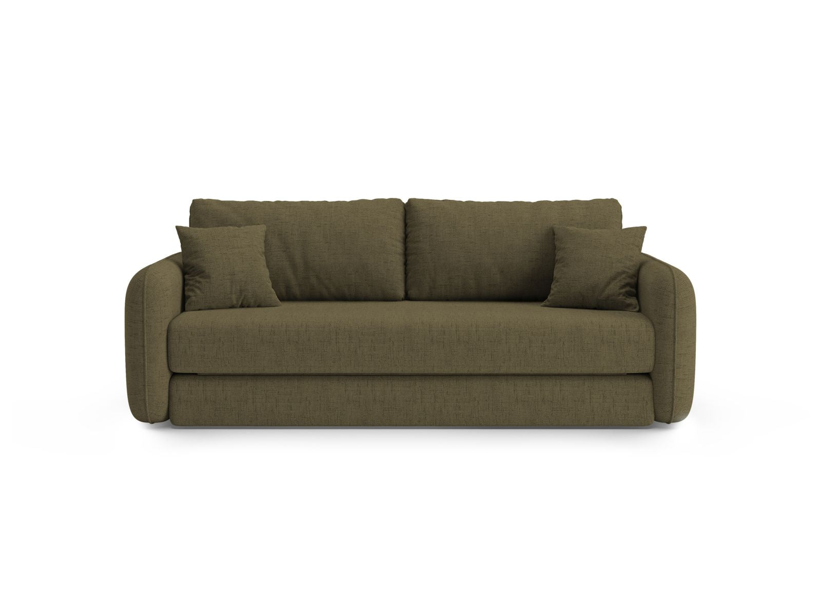3-Sitzer Sofa mit Schlaffunktion Dormi in Green-Moly präsentiert im Onlineshop von KAQTU Design AG. Bettsofa ist von Micadoni