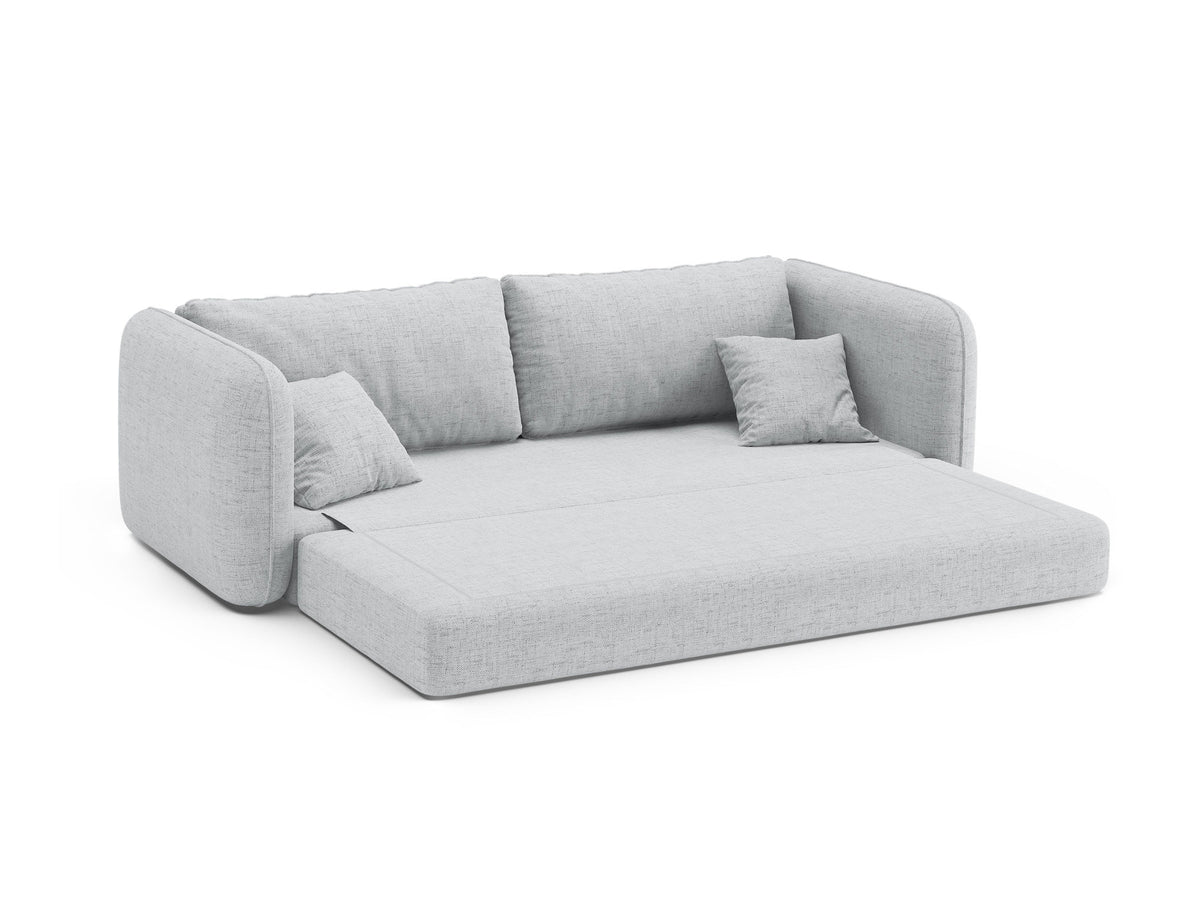 3-Sitzer Sofa mit Schlaffunktion Dormi in Light Grey-Moly präsentiert im Onlineshop von KAQTU Design AG. Bettsofa ist von Micadoni