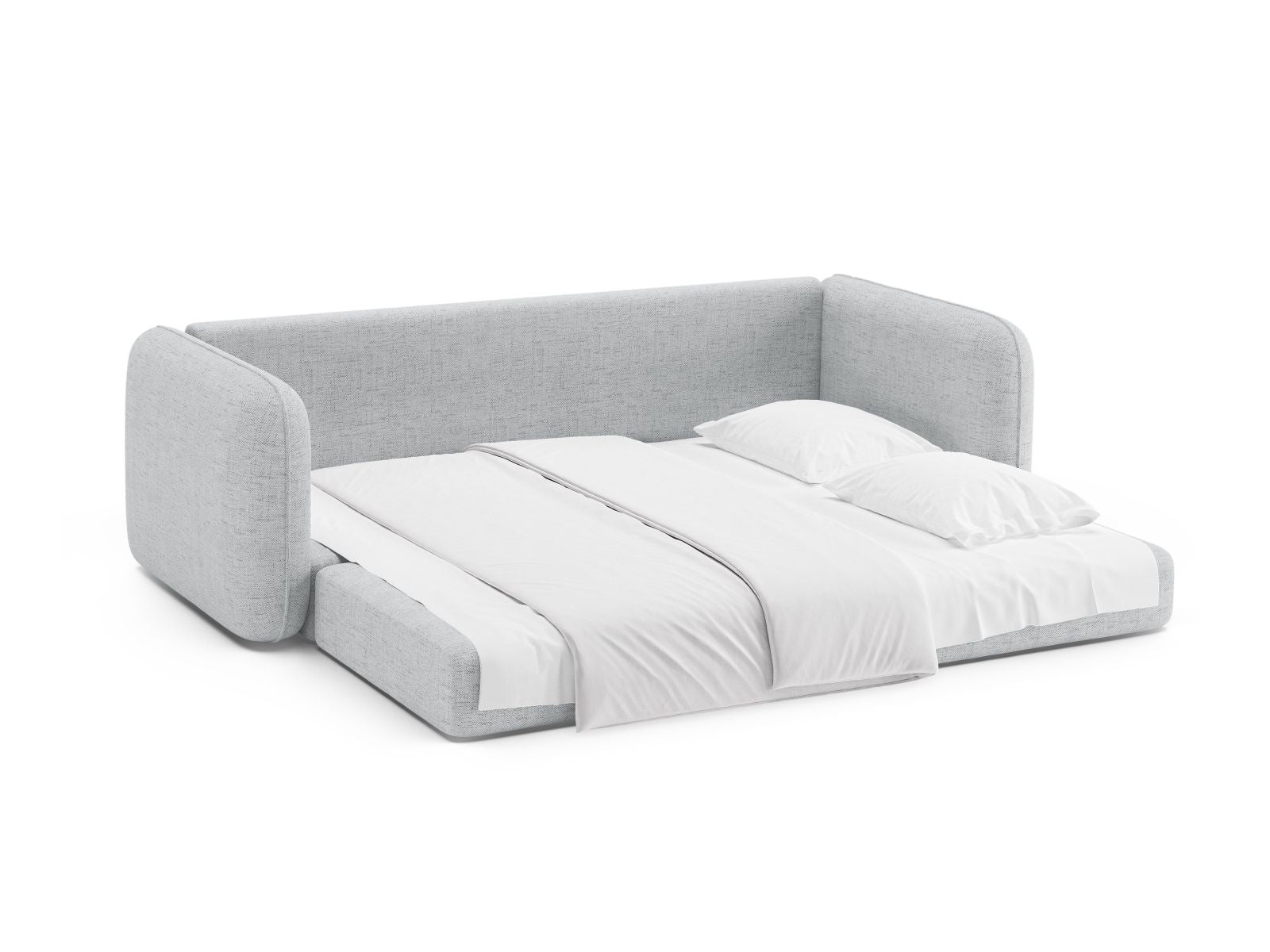 Stylisches 3-Sitzer Schlafsofa Dormi in modernem Design, perfekt für Gäste und gemütliche Abende, erhältlich bei Micadoni.