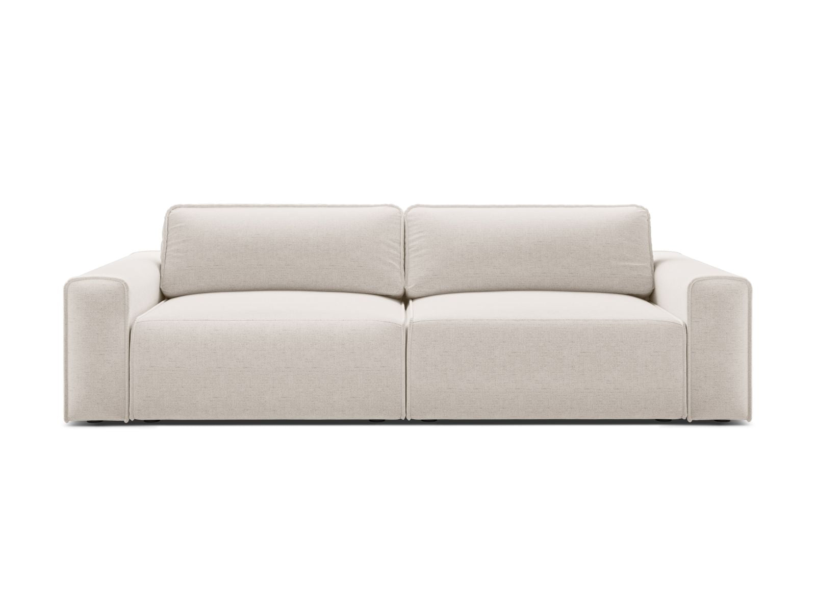 3-Sitzer Sofa Victor mit Schlaffunktion und Stauraum in Light Beige-Moly präsentiert im Onlineshop von KAQTU Design AG. Bettsofa ist von Micadoni