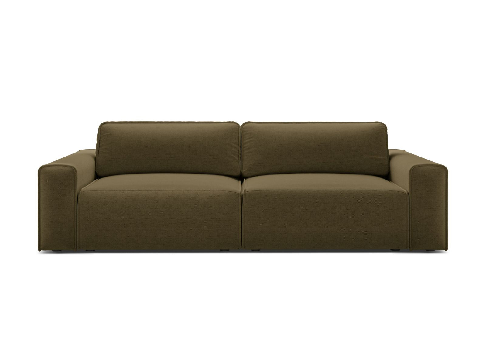 3-Sitzer Sofa Victor mit Schlaffunktion und Stauraum in Green-Moly präsentiert im Onlineshop von KAQTU Design AG. Bettsofa ist von Micadoni