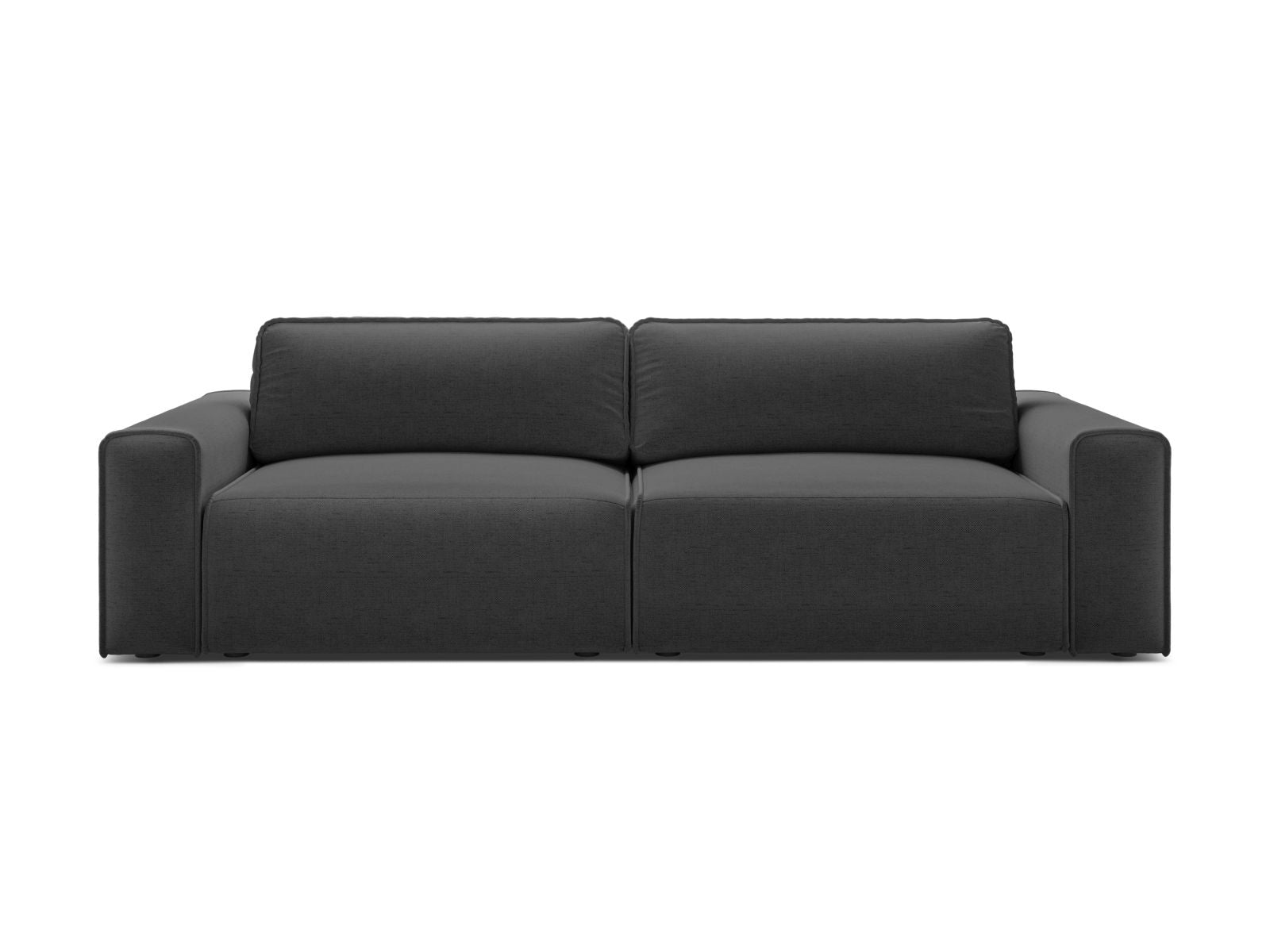 3-Sitzer Sofa Victor mit Schlaffunktion und Stauraum in Anthracite-Moly präsentiert im Onlineshop von KAQTU Design AG. Bettsofa ist von Micadoni