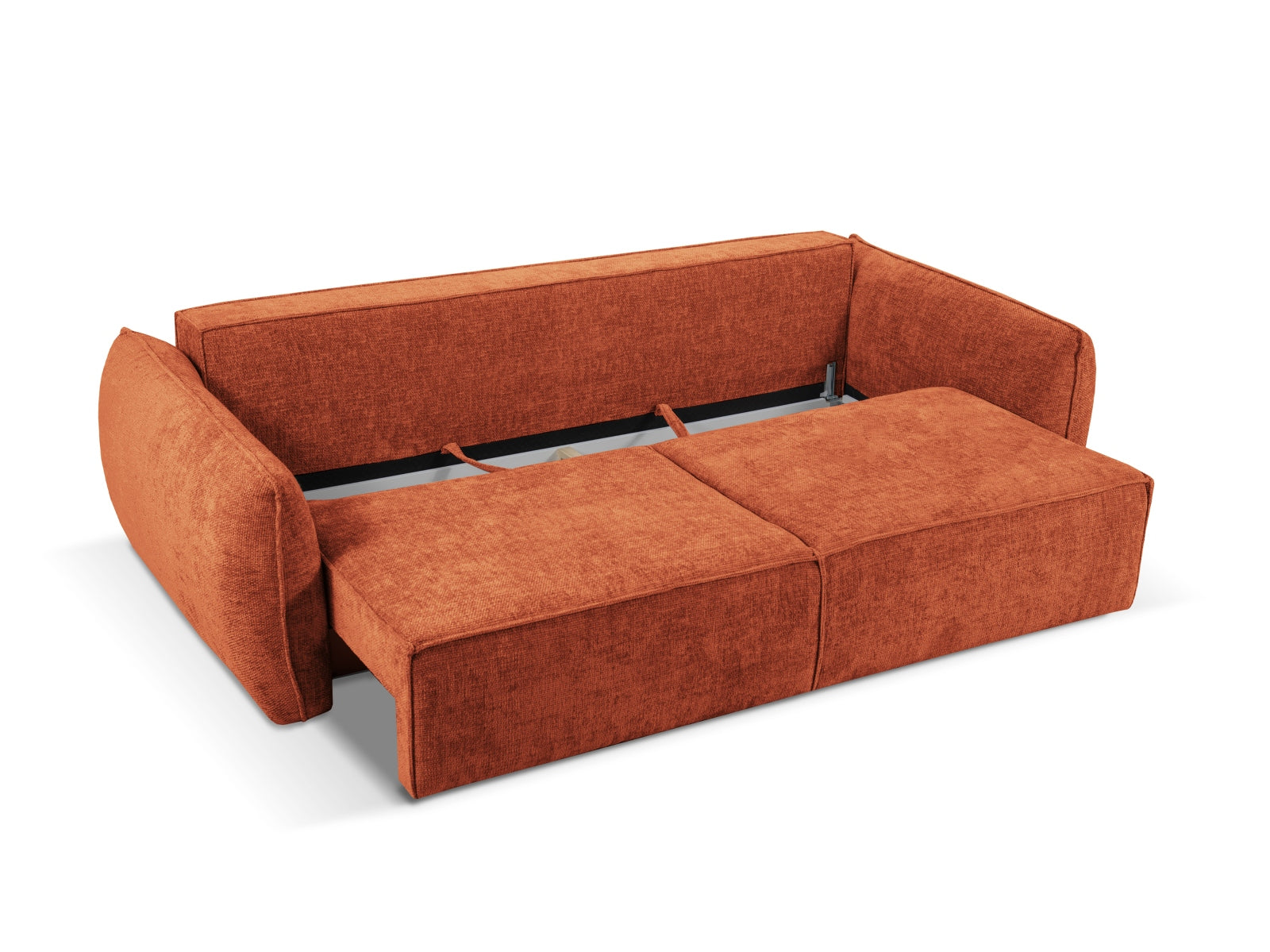 Erleben Sie das Kaelle Sofa von Micadoni: elegantes 3-Sitzer Sofa mit praktischer Schlaffunktion und Stauraumbox für optimalen Komfort und Stil.