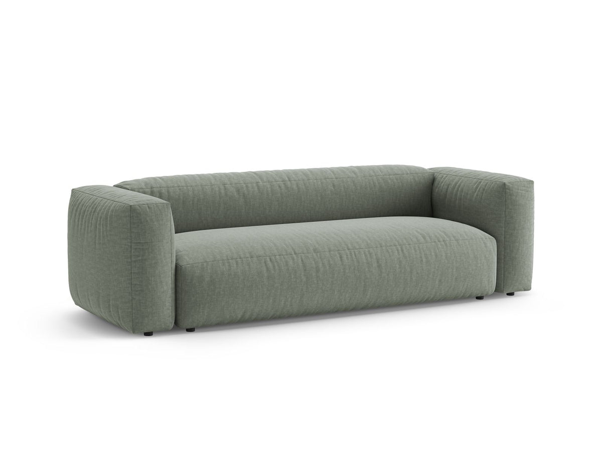 3-Sitzer Sofa mit Schlaffunktion Martina in Moss Green-Boston präsentiert im Onlineshop von KAQTU Design AG. Bettsofa ist von Micadoni