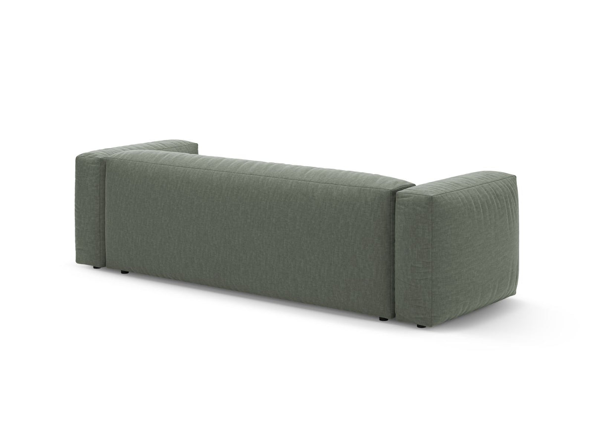 3-Sitzer Sofa mit Schlaffunktion Martina in Moss Green-Boston präsentiert im Onlineshop von KAQTU Design AG. Bettsofa ist von Micadoni