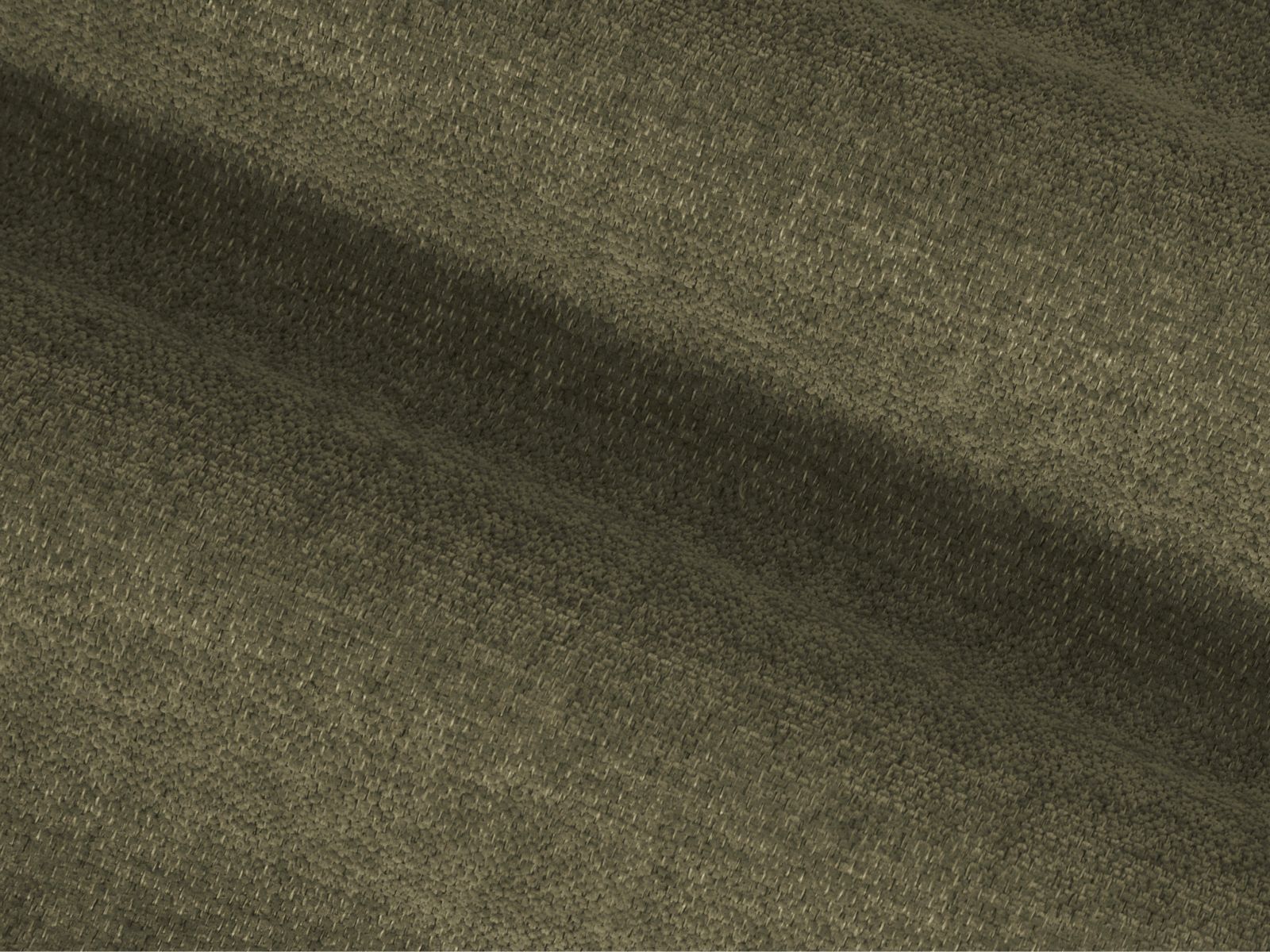 Stylisches 3-Sitzer Bettsofa Bemy in Dunkeloliv, perfekt für kleine Räume, bietet Schlafgelegenheit und zusätzlichen Stauraum.