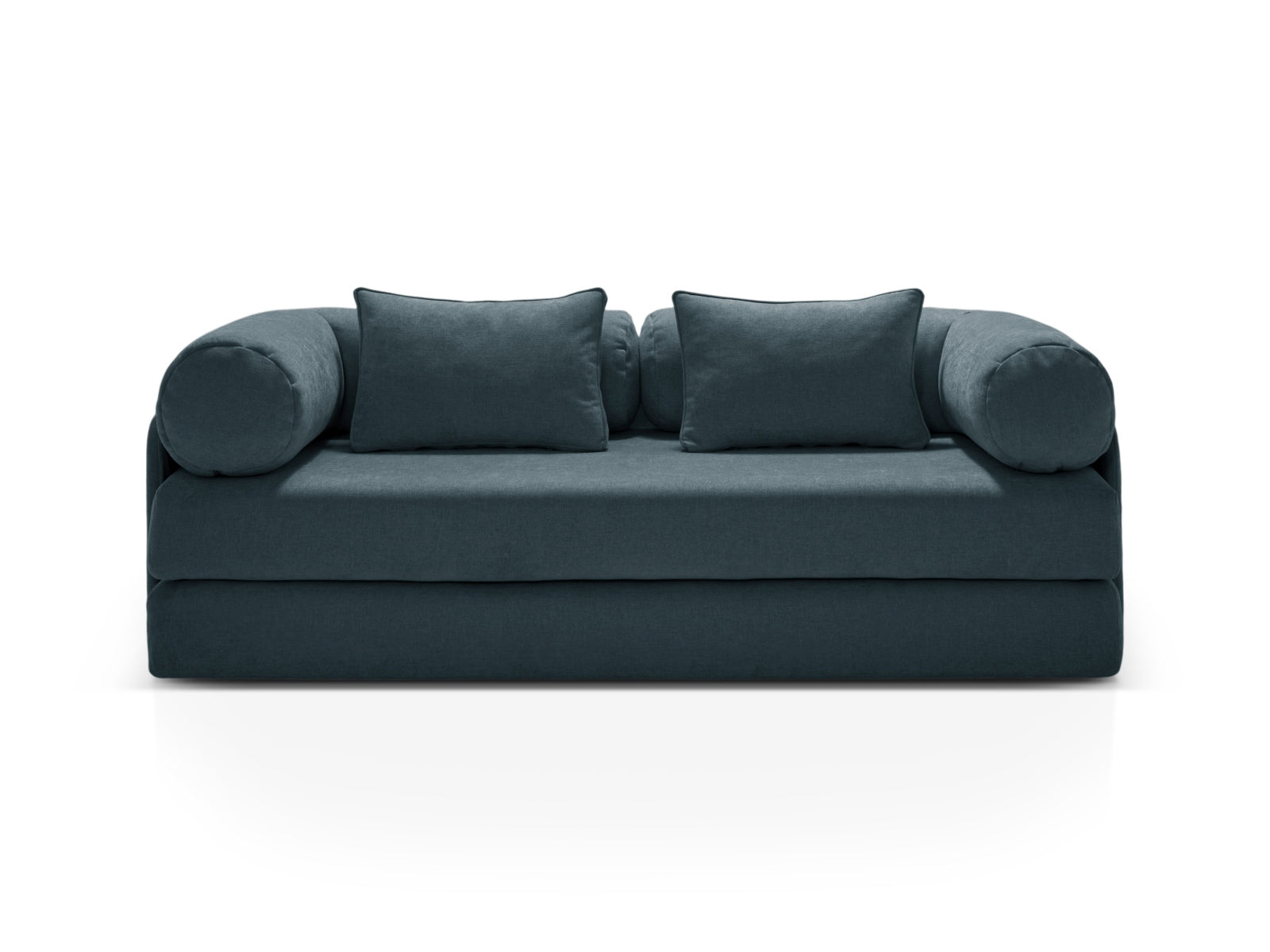 3-Sitzer Sofa mit Schlaffunktion Dreamy in Deep Petrol-Liberty präsentiert im Onlineshop von KAQTU Design AG. Bettsofa ist von Micadoni