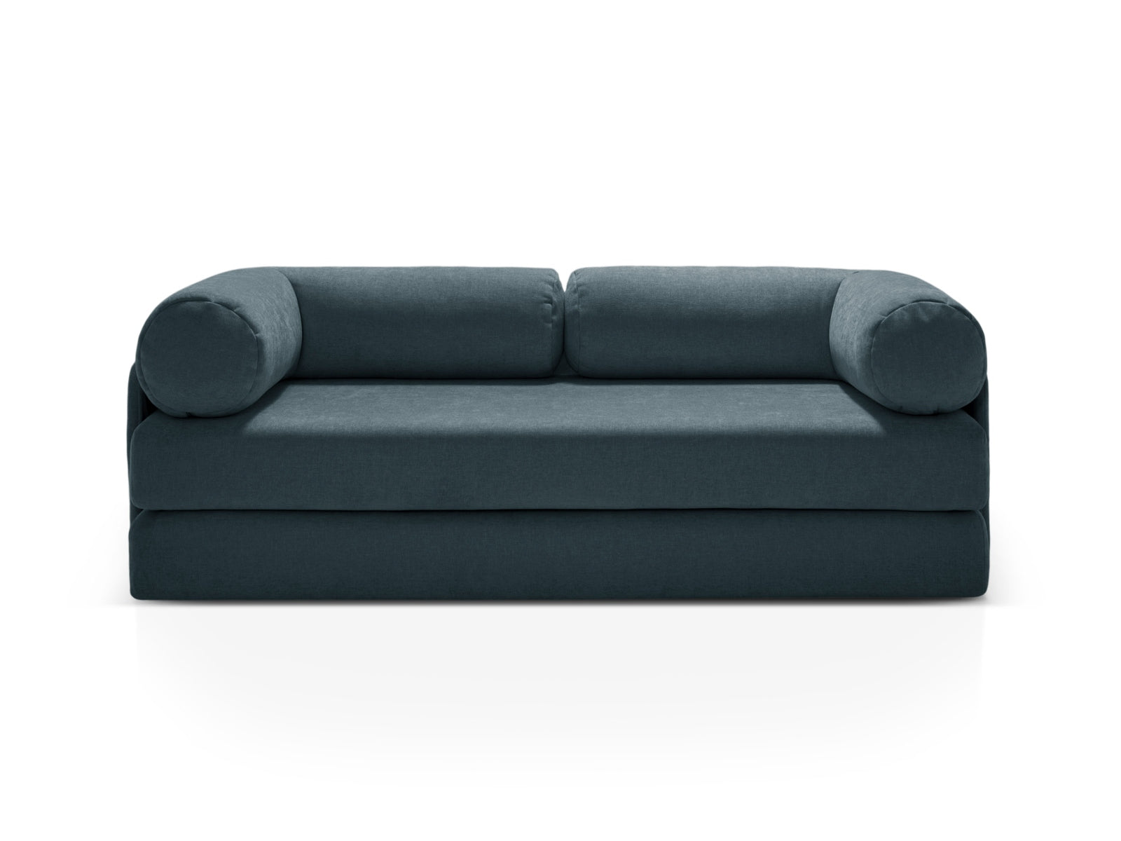 Elegantes 3-Sitzer Sofa Dreamy in tiefem Petrol, ideal als Bettsofa für stilvolle Wohnräume, präsentiert von Micadoni.