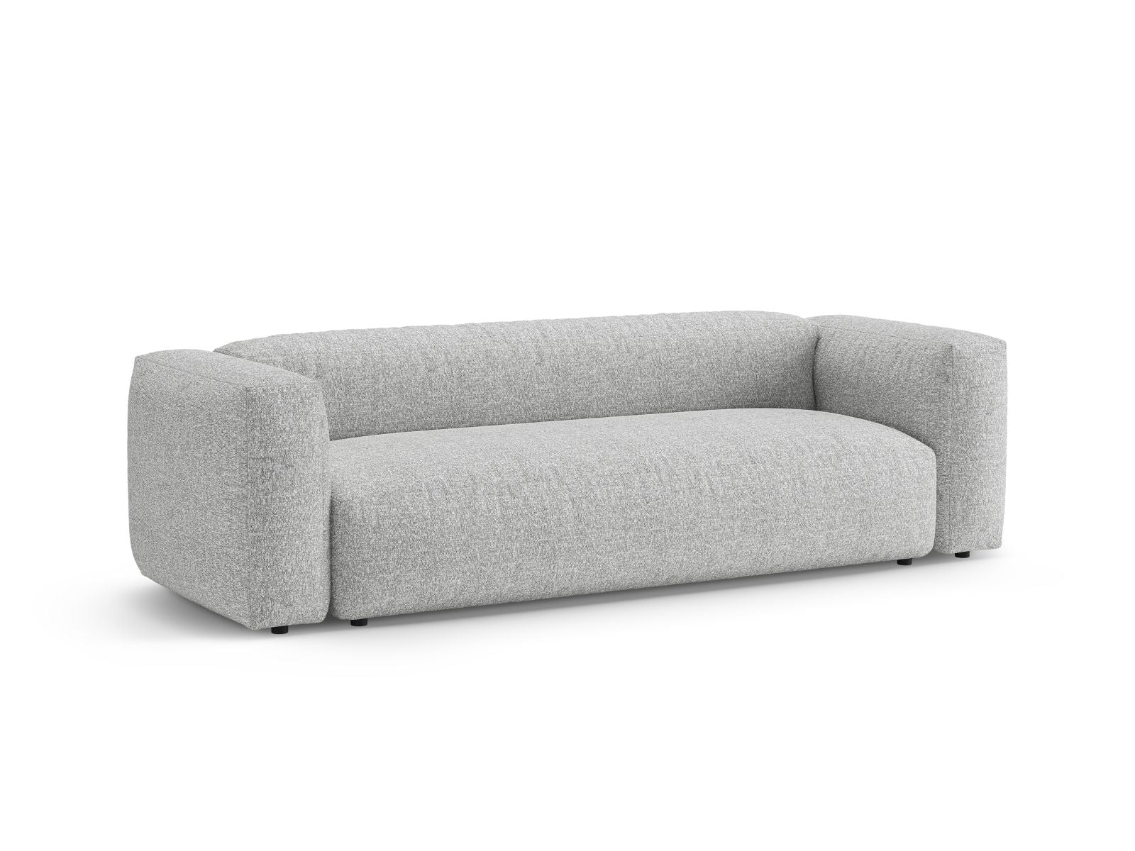 Elegantes 3-Sitzer Sofa Martina in Silver-Monet, ideal für Wohnräume und als Schlafgelegenheit, von Micadoni.