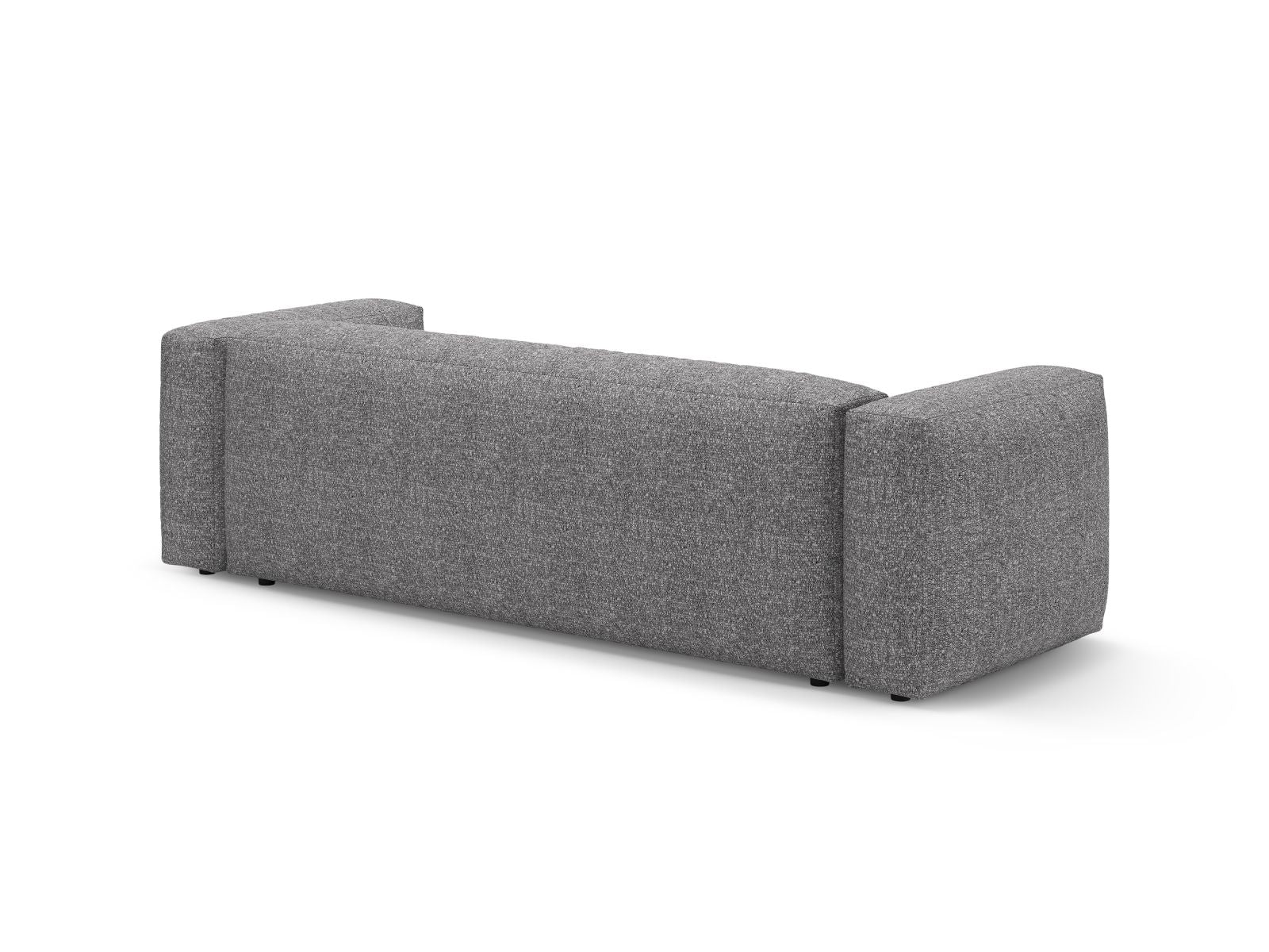 Stylisches 3-Sitzer Sofa Martina in Graphit, ideal für gemütliche Stunden und als praktische Schlaflösung für Gäste.
