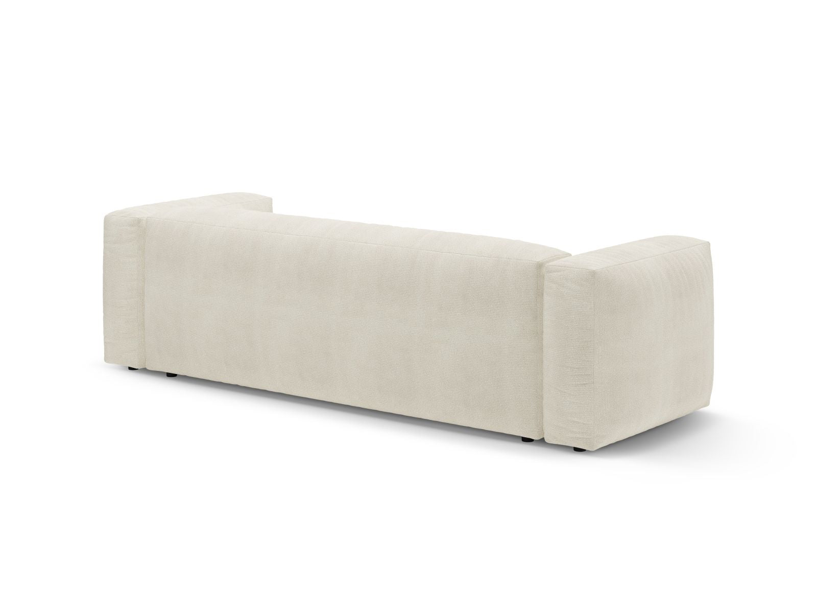 Elegantes 3-Sitzer Bettsofa Martina in Ivory-Monet, ideal für gemütliche Stunden und als komfortable Schlafgelegenheit für Gäste.