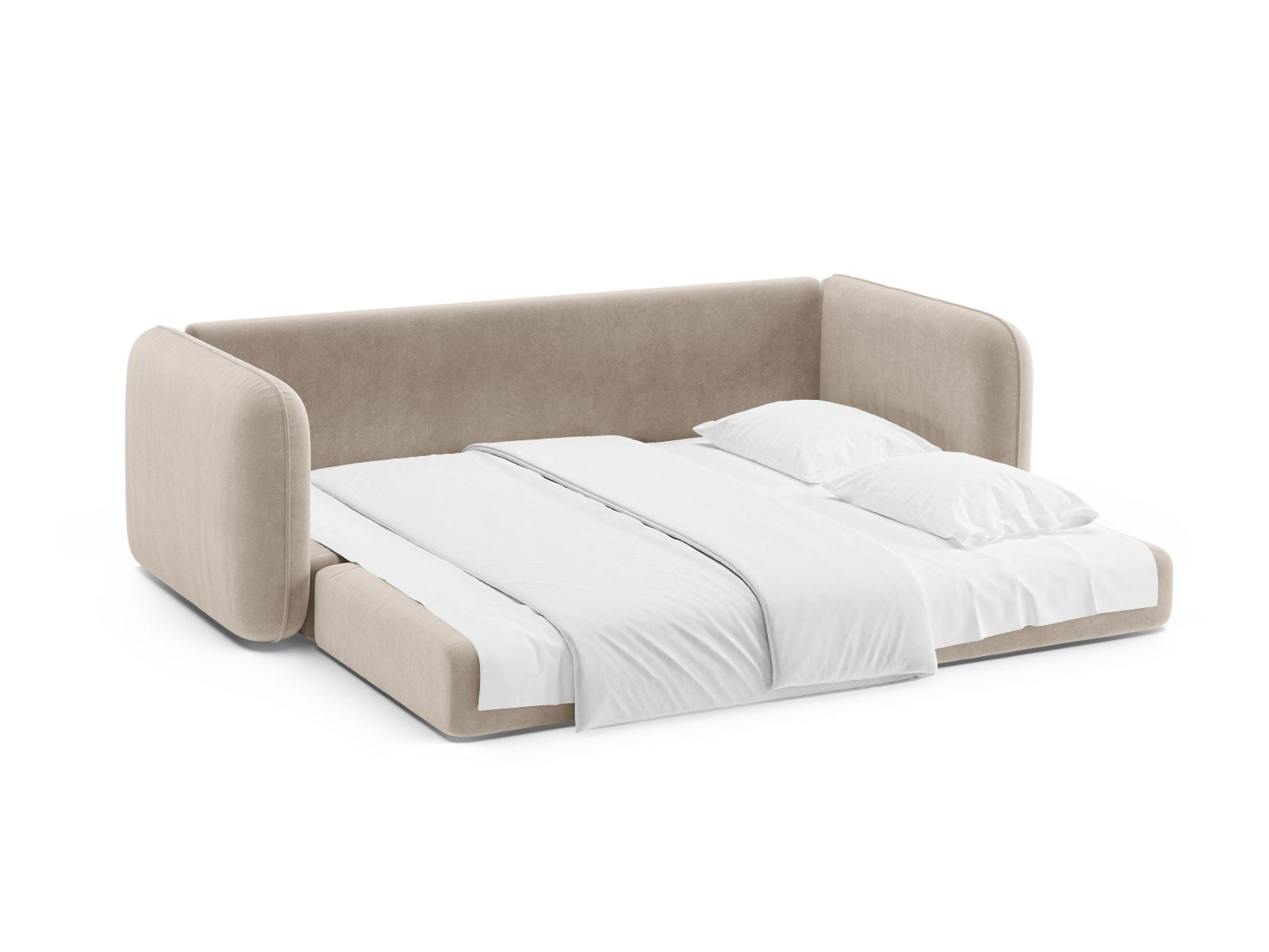 Elegantes 3-Sitzer Sofa Dormi von Micadoni, vielseitig einsetzbar als Schlafsofa für entspannte Nächte und stilvolle Wohnräume.