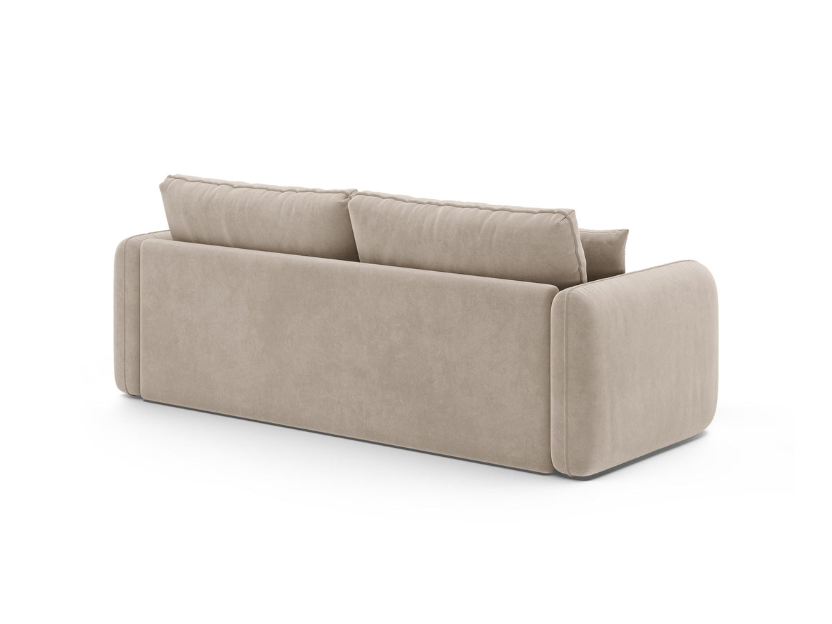 3-Sitzer Sofa mit Schlaffunktion Dormi in Beige-Salvador präsentiert im Onlineshop von KAQTU Design AG. Bettsofa ist von Micadoni