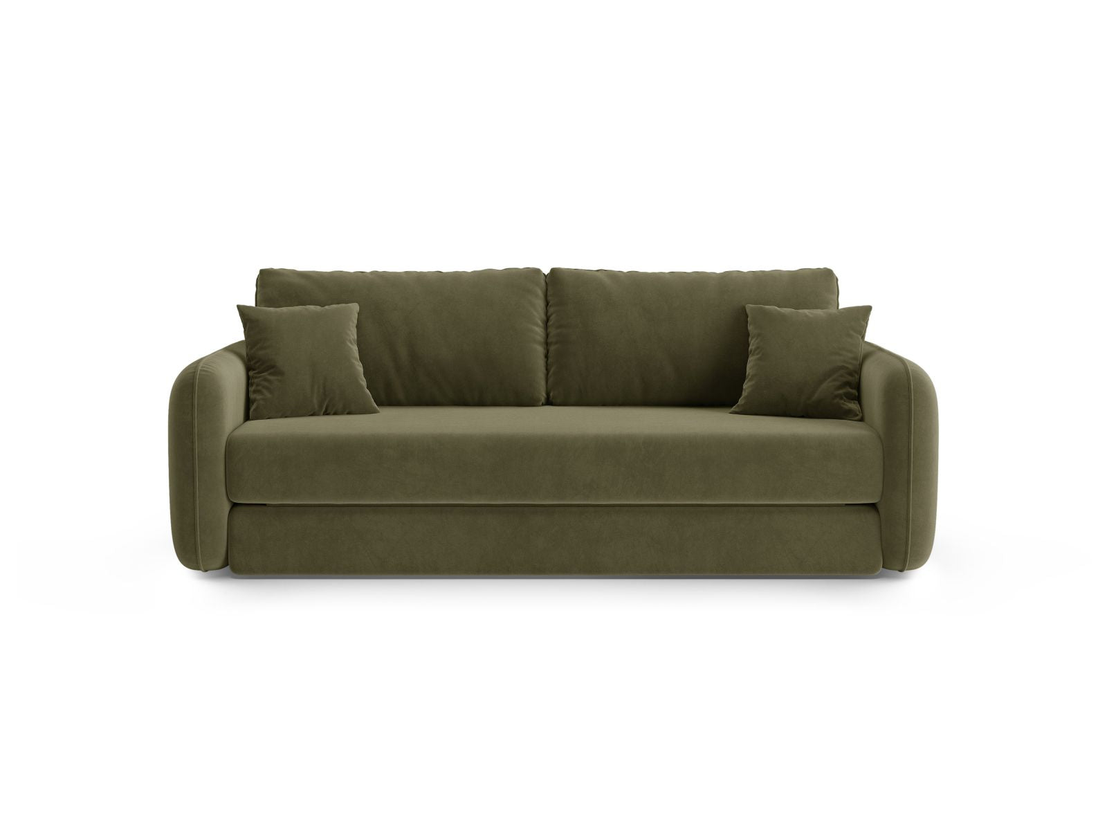3-Sitzer Sofa mit Schlaffunktion Dormi in Green-Salvador präsentiert im Onlineshop von KAQTU Design AG. Bettsofa ist von Micadoni