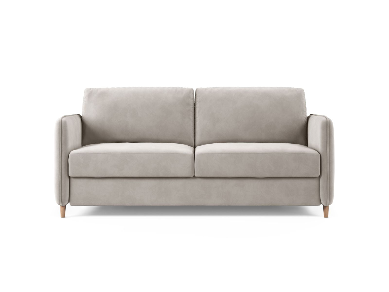 3-Sitzer Sofa mit Schlaffunktion Simo in Beige-Salvador präsentiert im Onlineshop von KAQTU Design AG. Bettsofa ist von Micadoni