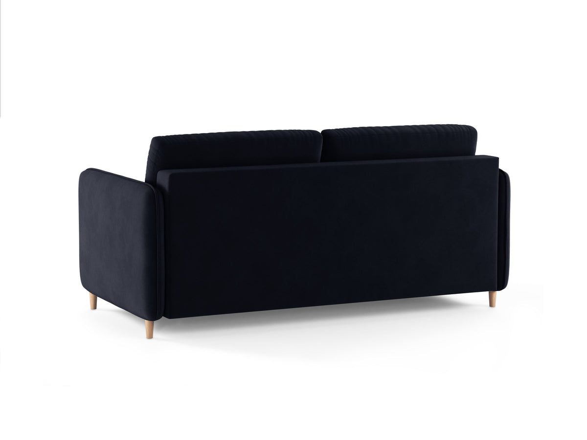 3-Sitzer Sofa mit Schlaffunktion Simo in Royal Blue-Salvador präsentiert im Onlineshop von KAQTU Design AG. Bettsofa ist von Micadoni