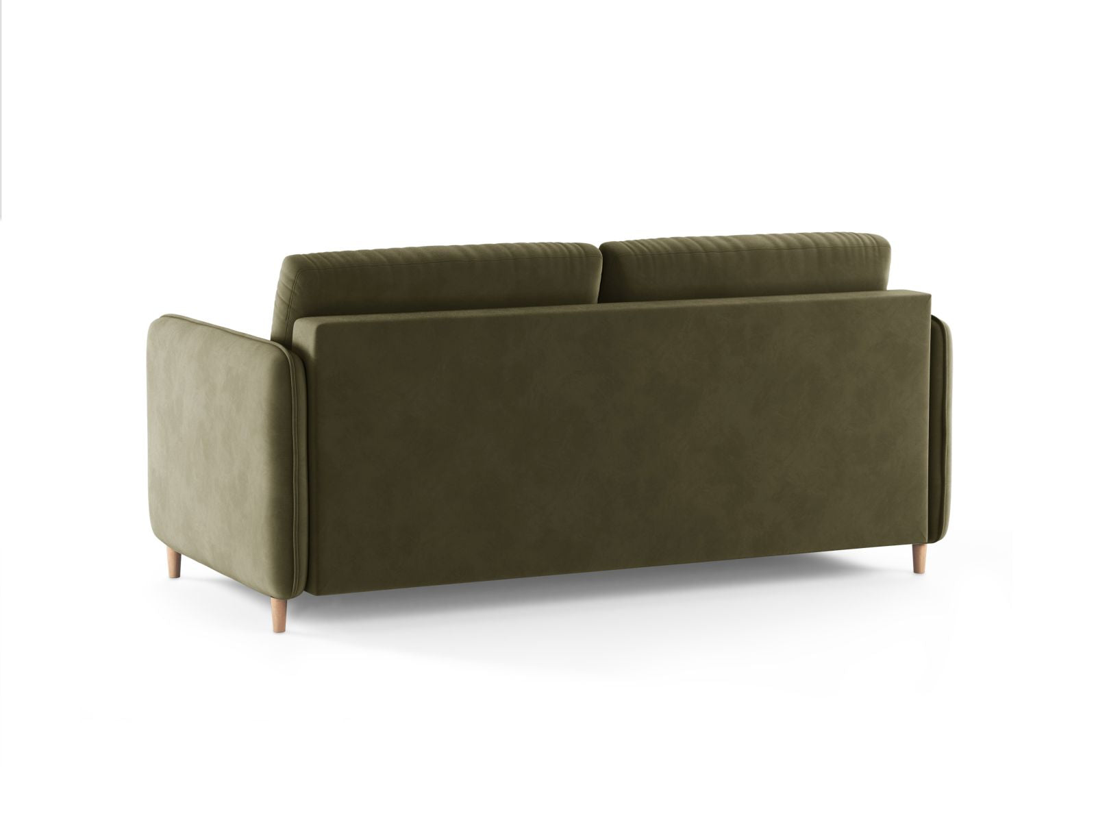 Elegantes 3-Sitzer Sofa Simo in Green-Salvador, perfekt für Wohnräume und als komfortable Schlafgelegenheit für Gäste.
