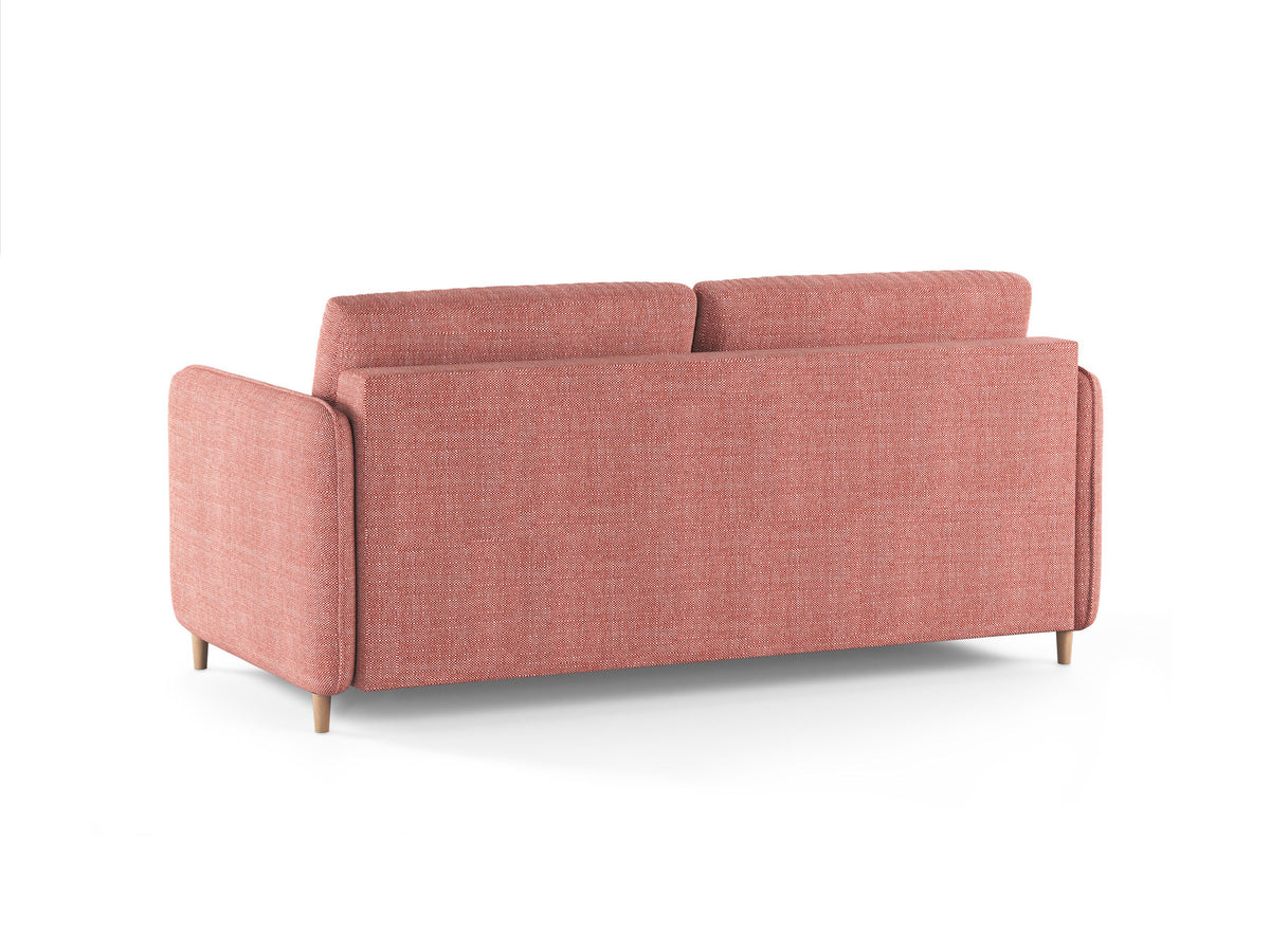 3-Sitzer Sofa mit Schlaffunktion Simo in Red-Babel präsentiert im Onlineshop von KAQTU Design AG. Bettsofa ist von Micadoni