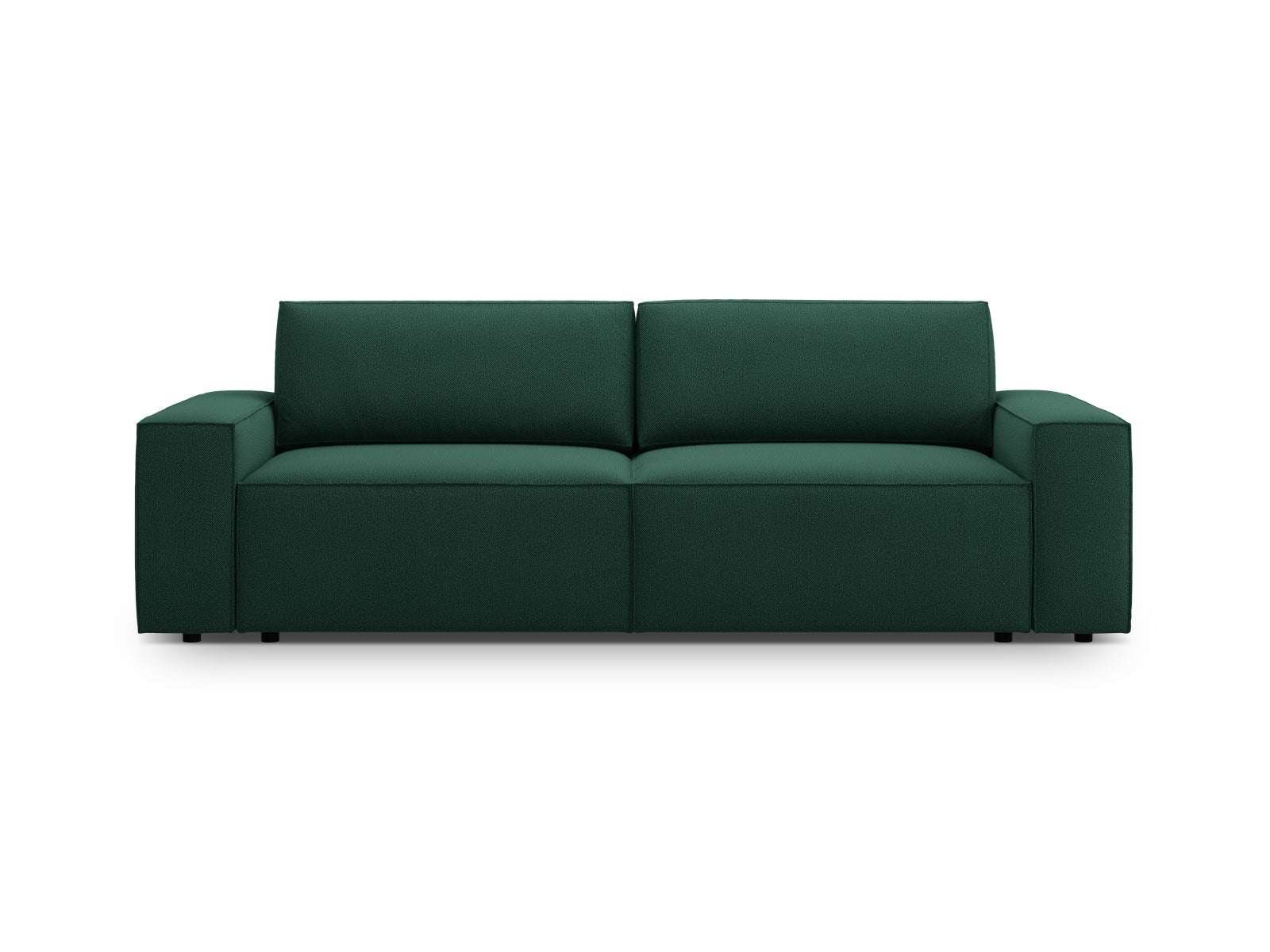 Jodie Sofa mit Schlaffunktion und Stauraumbox 3 Sitzer in Green präsentiert im Onlineshop von KAQTU Design AG. Bett ist von Micadoni