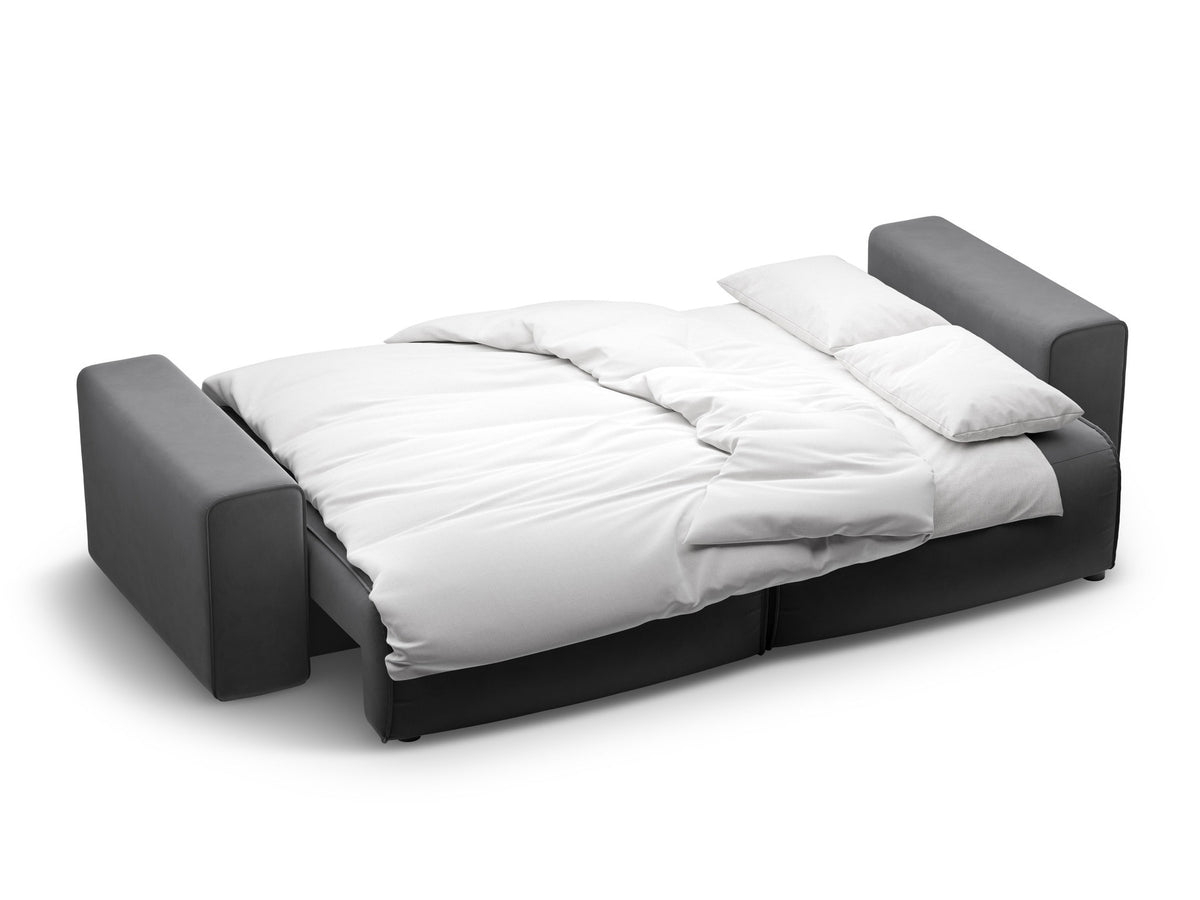 3-Sitzer Sofa Victor mit Schlaffunktion und Stauraum in Grey-Paris präsentiert im Onlineshop von KAQTU Design AG. Bettsofa ist von Micadoni