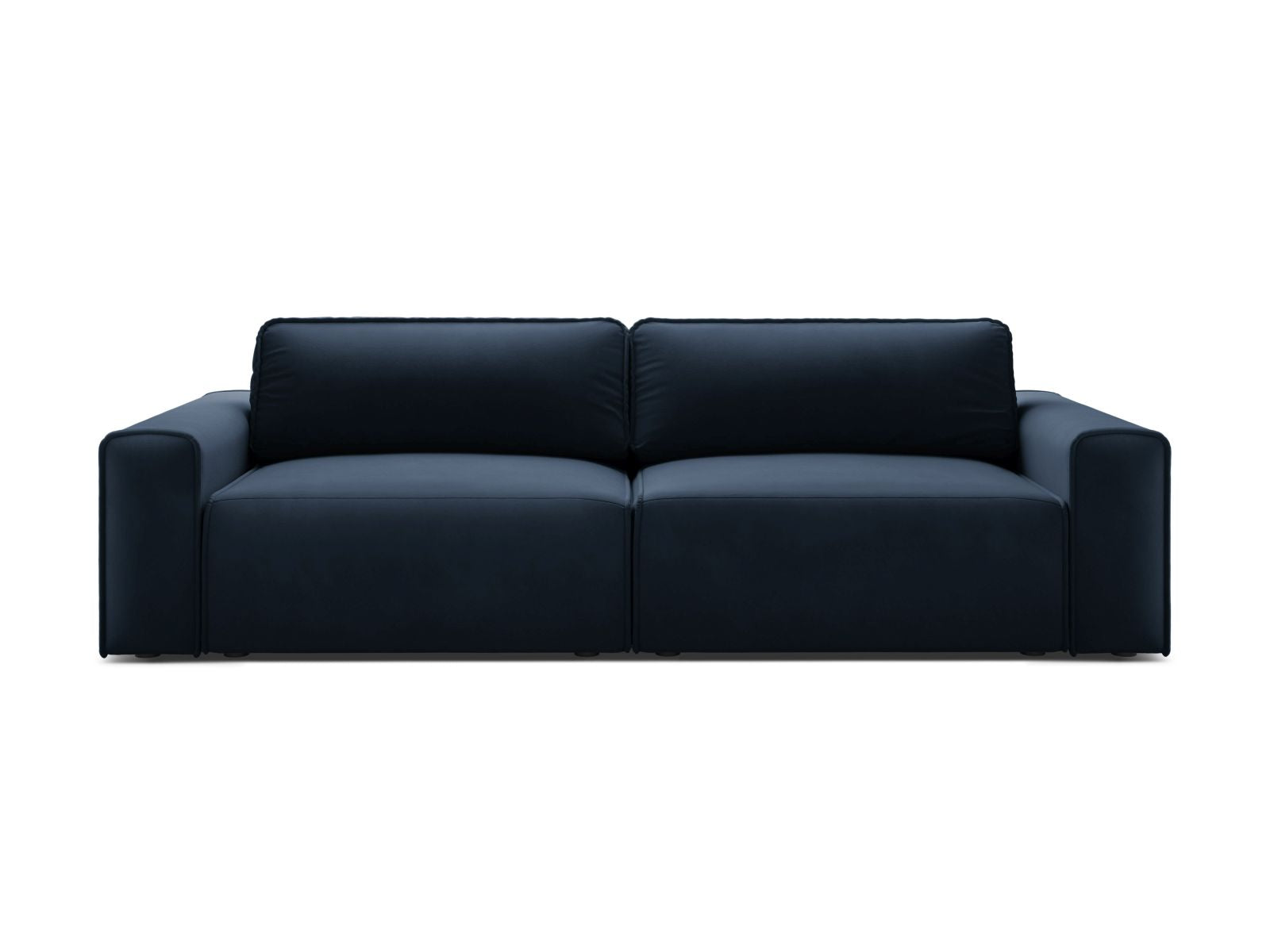 3-Sitzer Sofa Victor mit Schlaffunktion und Stauraum in Dark Blue-Paris präsentiert im Onlineshop von KAQTU Design AG. Bettsofa ist von Micadoni