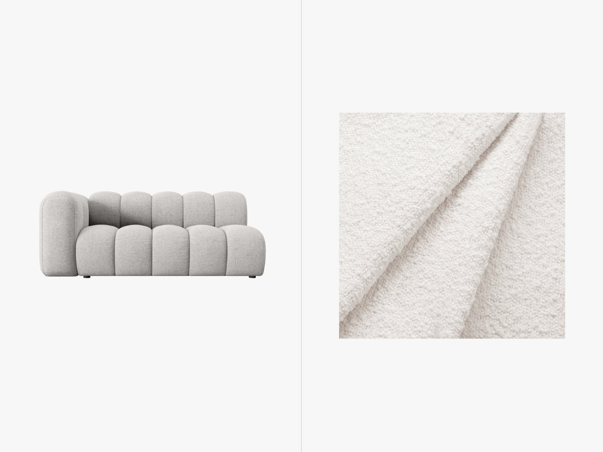 Lupine Boucle Modular Sofa links 3 Sitzer in White-Baloo präsentiert im Onlineshop von KAQTU Design AG. Modulares Sofa ist von Micadoni