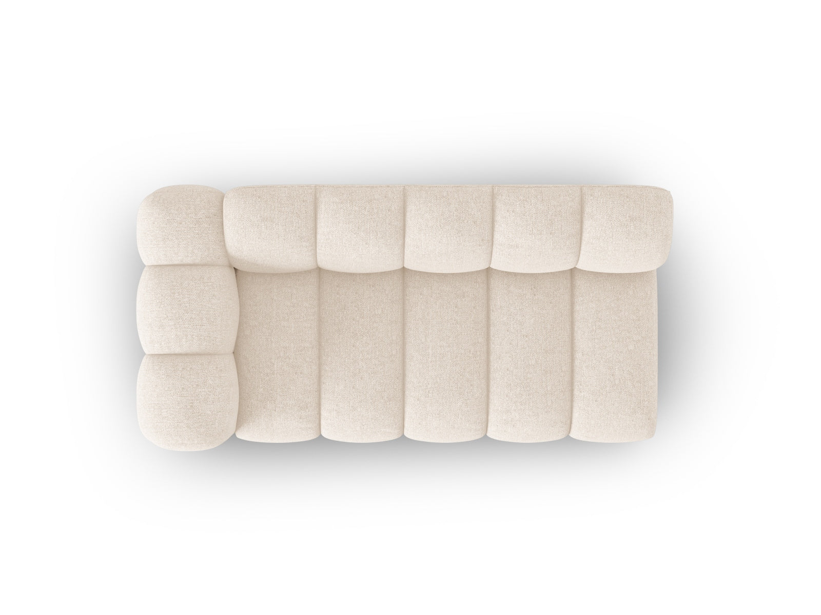 Lupine Modular Sofa links 3 Sitzer in Light Beige präsentiert im Onlineshop von KAQTU Design AG. Modulares Sofa ist von Micadoni