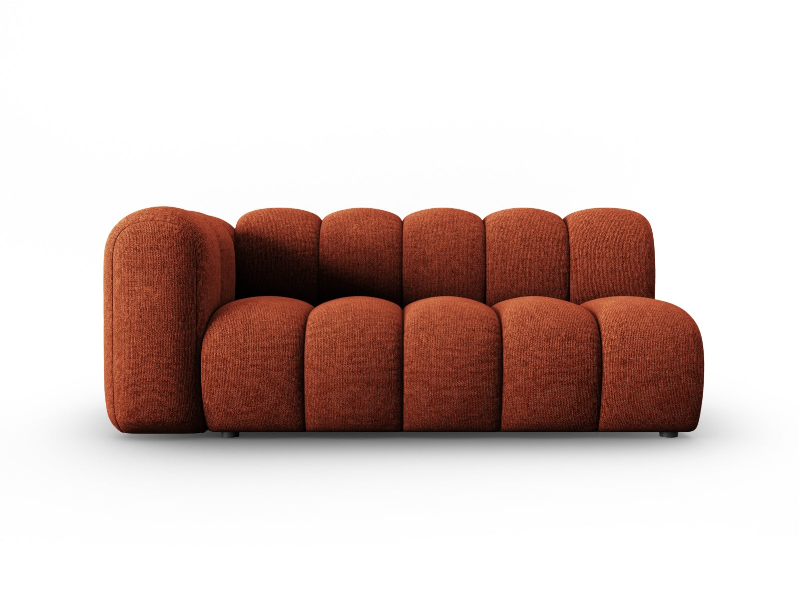Lupine Modular Sofa links 3 Sitzer in Terracotta präsentiert im Onlineshop von KAQTU Design AG. Modulares Sofa ist von Micadoni