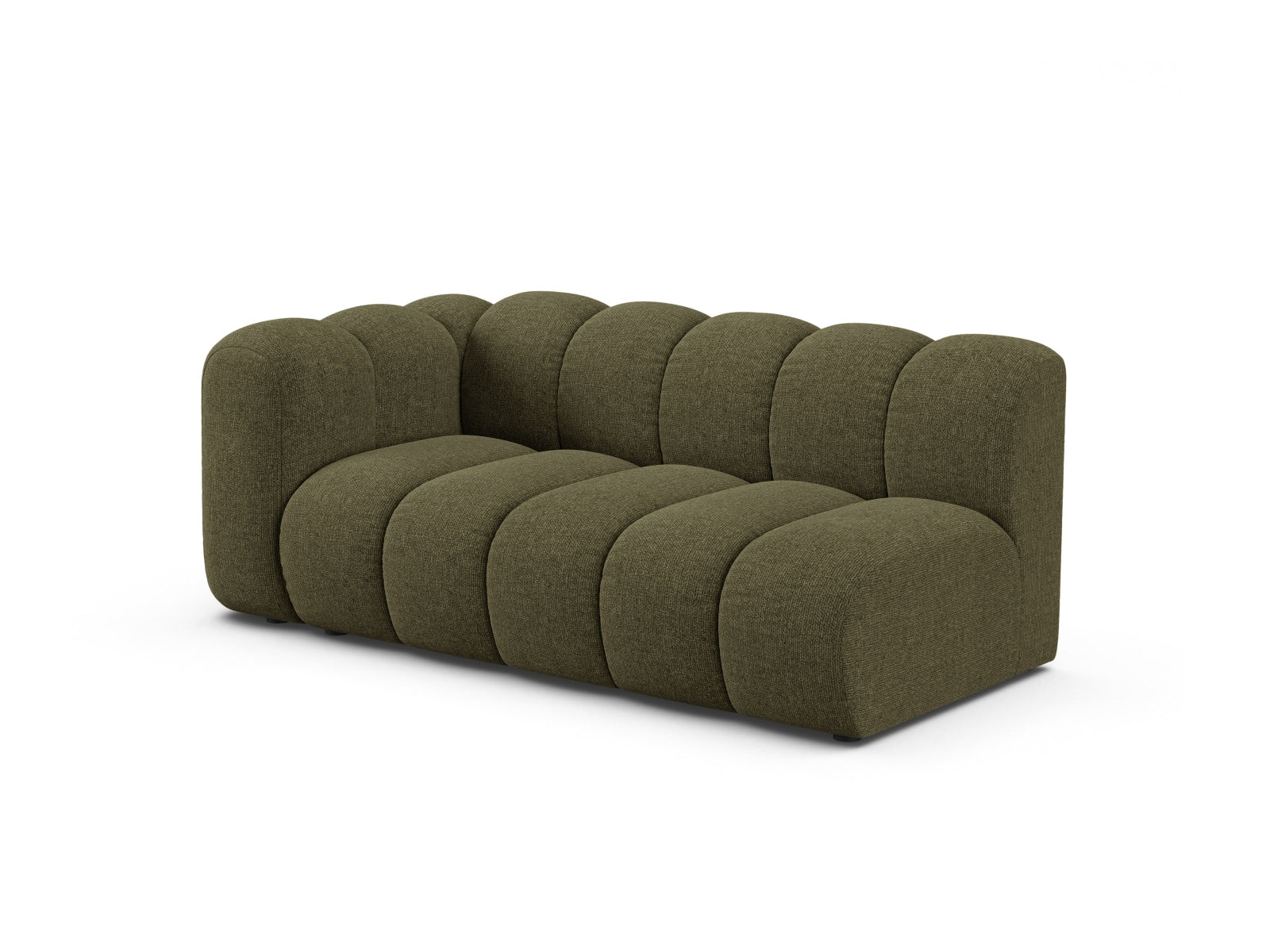 Elegantes Lupine Modular Sofa links 3 Sitzer in der Farbe Green-Eden, ideal für stilvolle Wohnräume, von Micadoni.