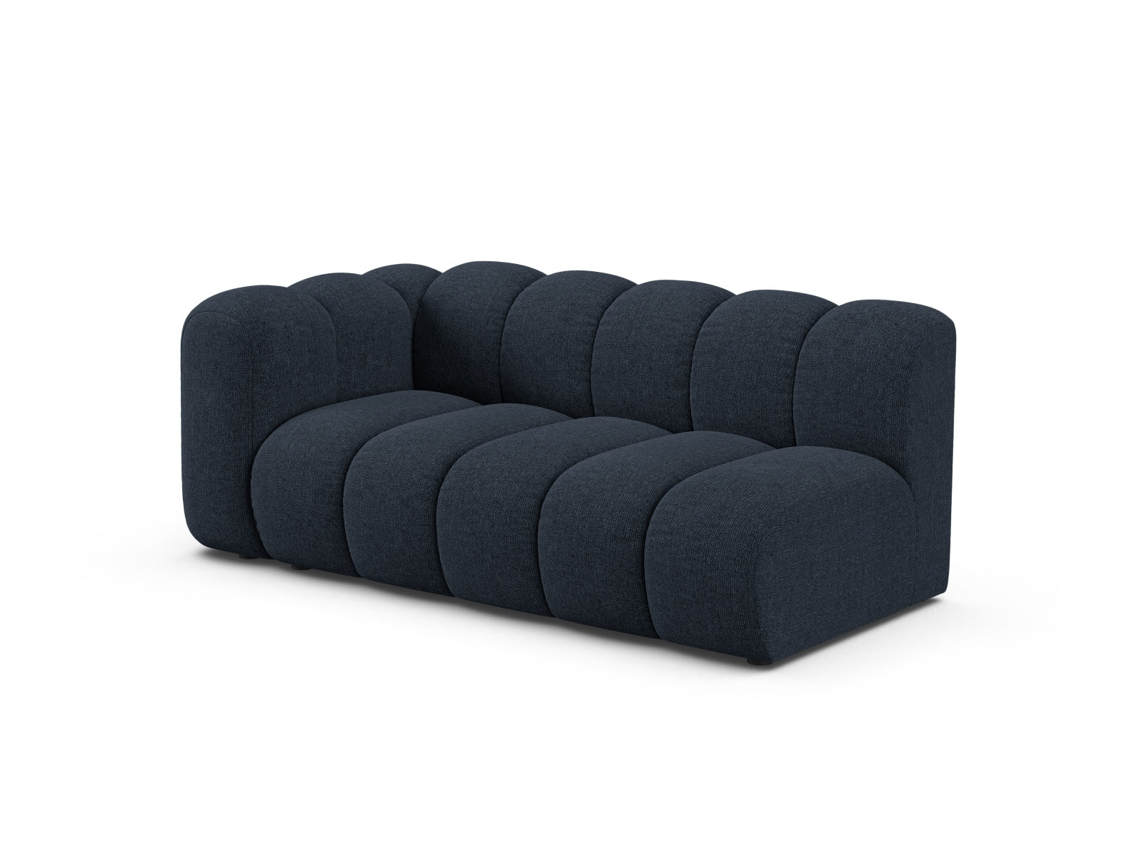 Elegantes Lupine Modular Sofa links 3 Sitzer in Navy Blue-Eden, ideal für stilvolle Wohnräume, erhältlich bei KAQTU Design AG.