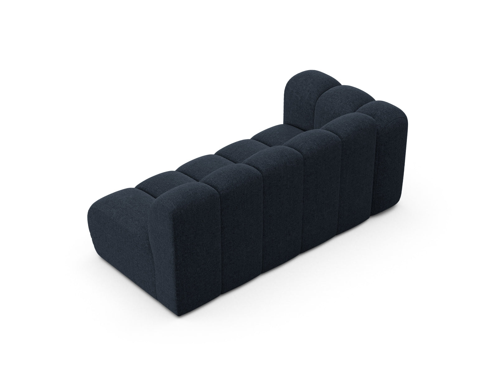 Modernes Lupine Modular Sofa links 3 Sitzer in Navy Blue-Eden, perfekt für gemütliche und stilvolle Wohnambiente.
