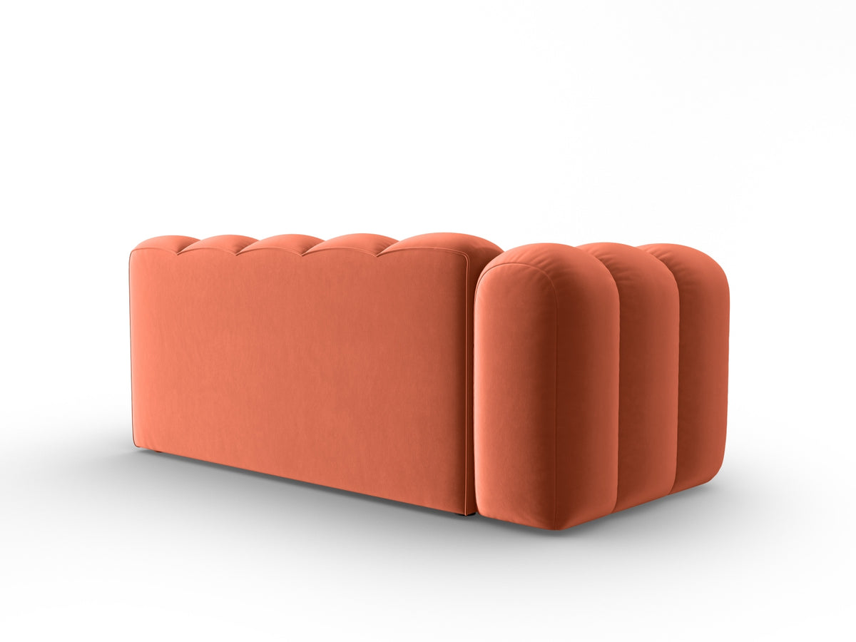 Lupine Velour links Modular Sofa 3 Sitzer in Coral-Salvador präsentiert im Onlineshop von KAQTU Design AG. Modulares Sofa ist von Micadoni