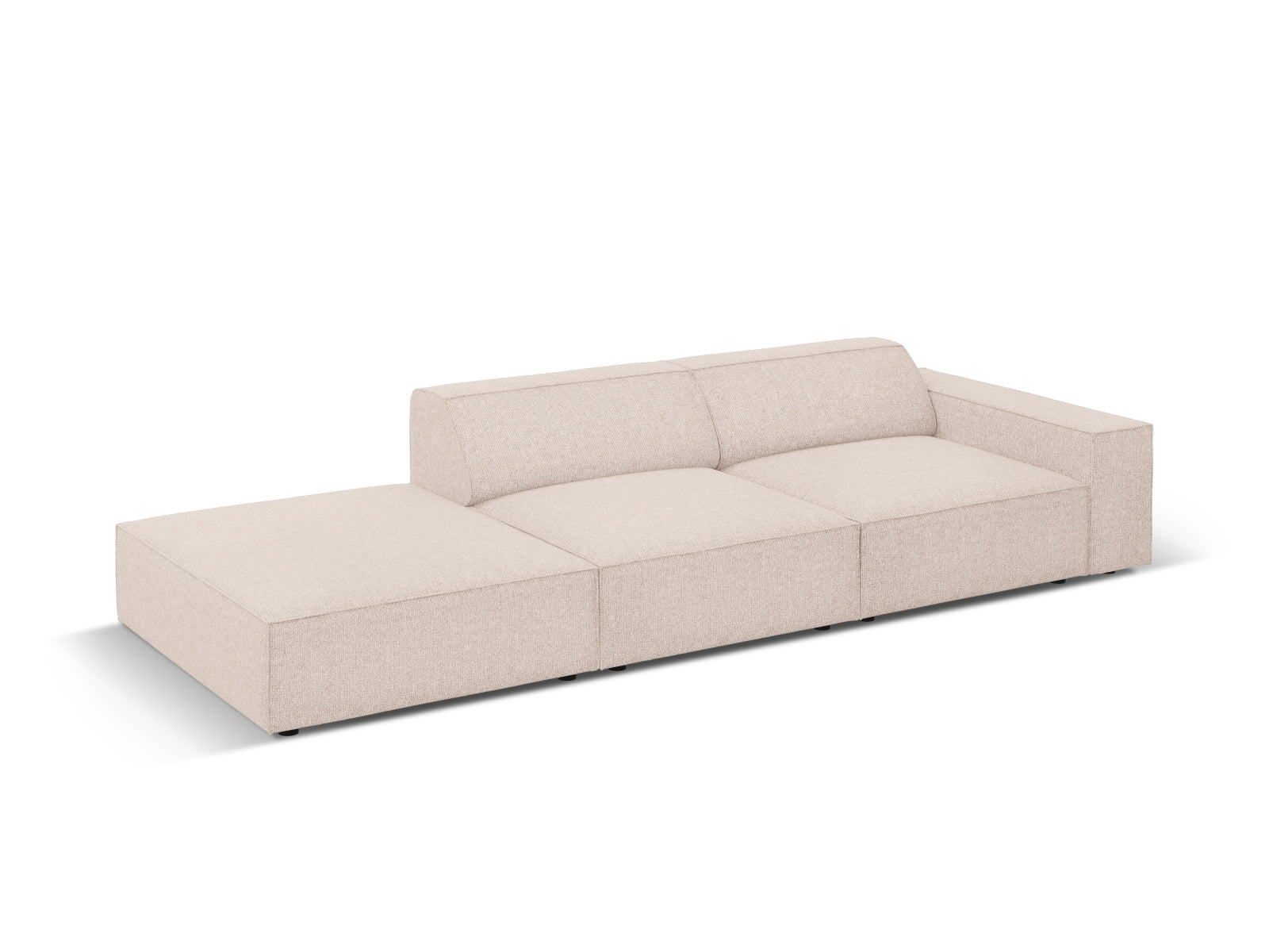 Erleben Sie das Jodie Modulares Sofa - Open Links 3 Sitzer von Micadoni, das durch seine Flexibilität und hochwertigen Materialien besticht.