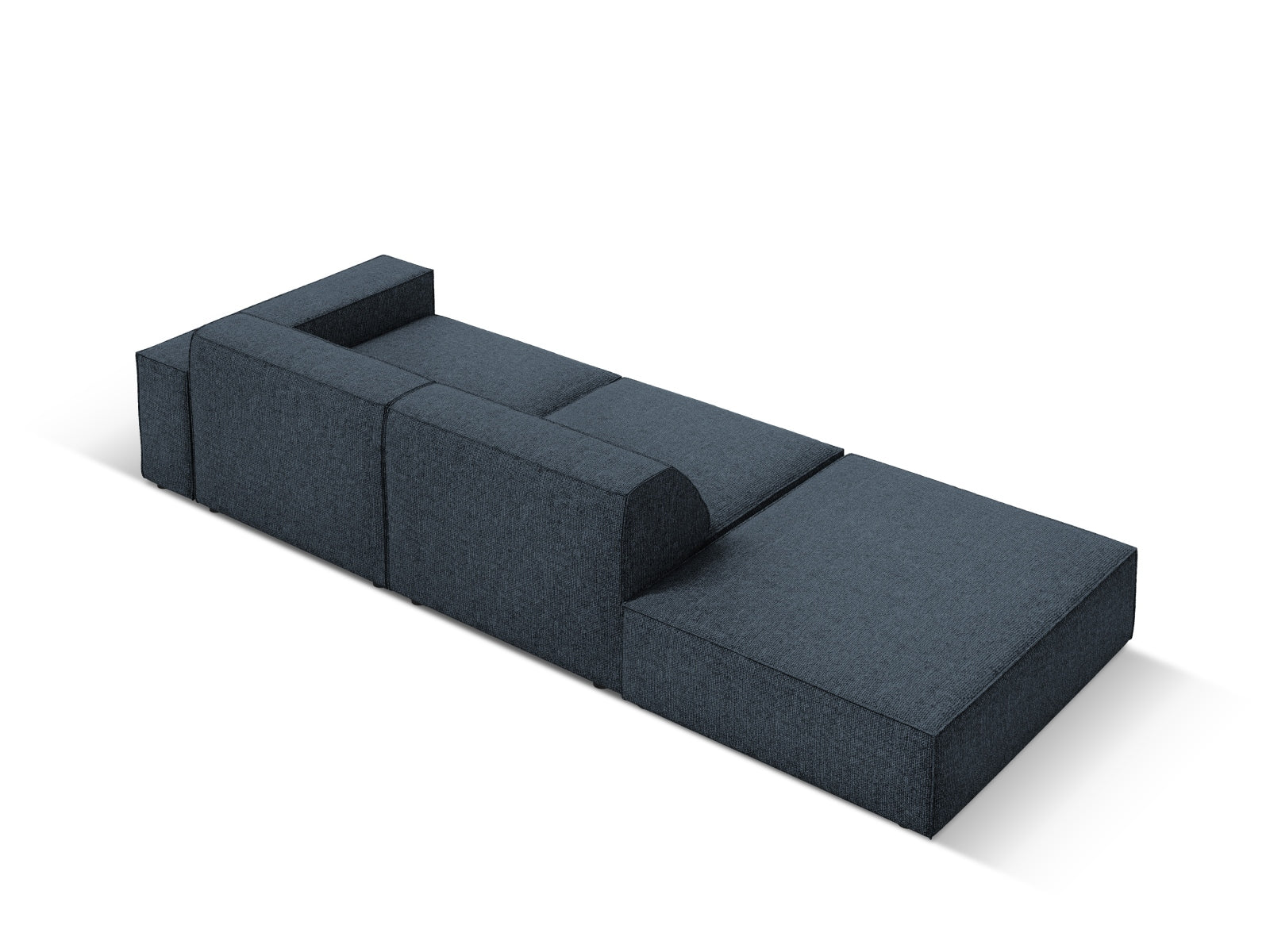 Entdecken Sie das Jodie Modulares Sofa - Open Links 3 Sitzer von Micadoni: Stilvolles Design, anpassbare Module und erstklassiger Komfort für Ihr Wohnzimmer!