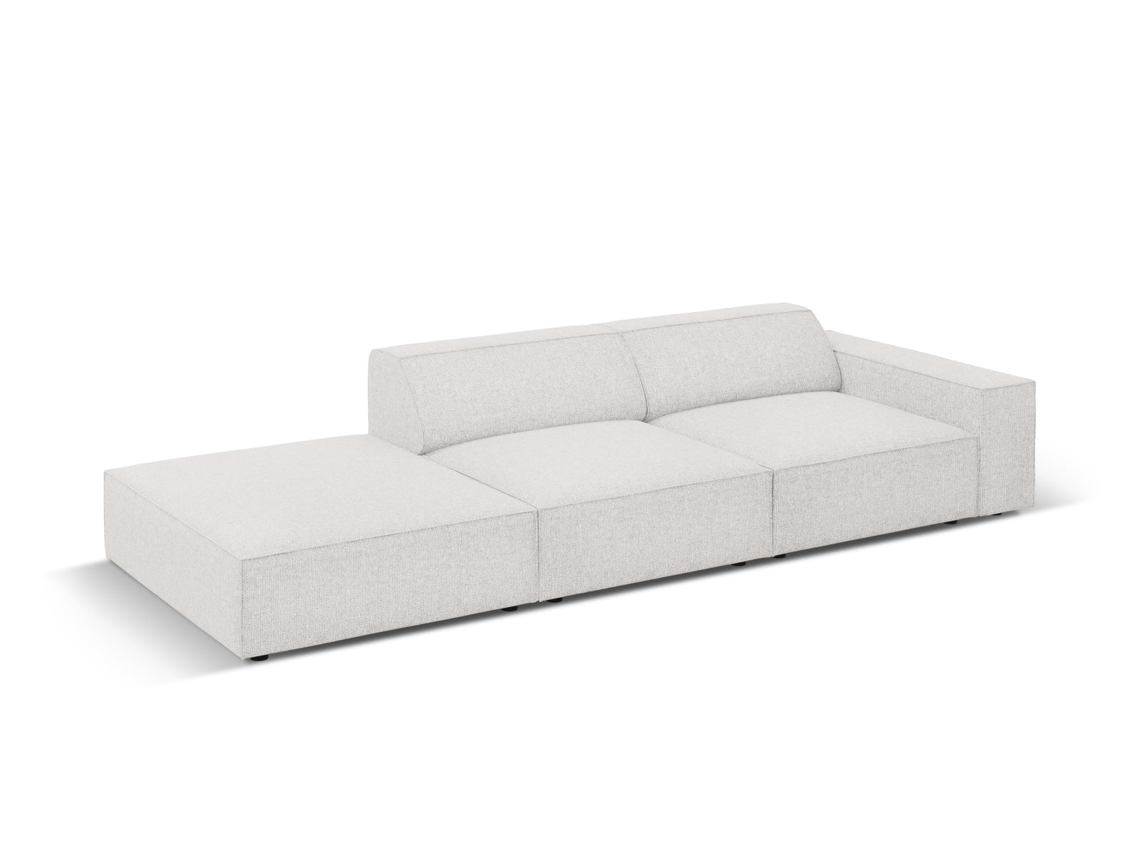 Erleben Sie das Jodie Modulares Sofa - Open Links 3 Sitzer von Micadoni. Ideal für stilvolle Wohnräume, flexibel und bequem!